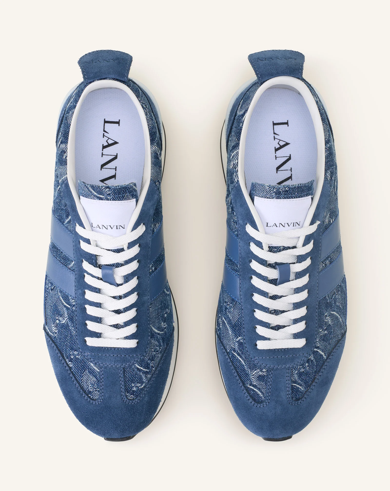 LUNAR YEAR BUMPR SNEAKERS IN DENIM - Image 4