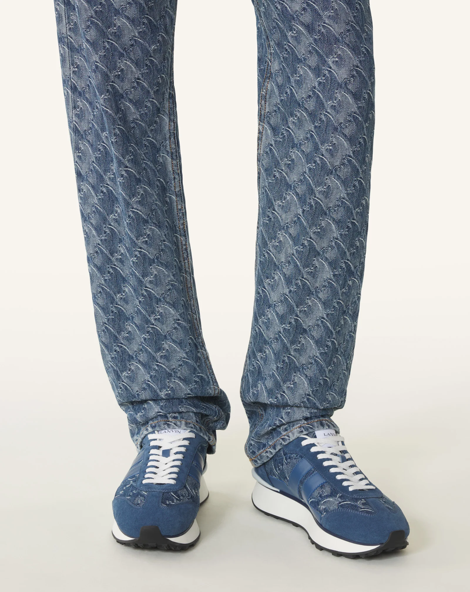 LUNAR YEAR BUMPR SNEAKERS IN DENIM - Image 7