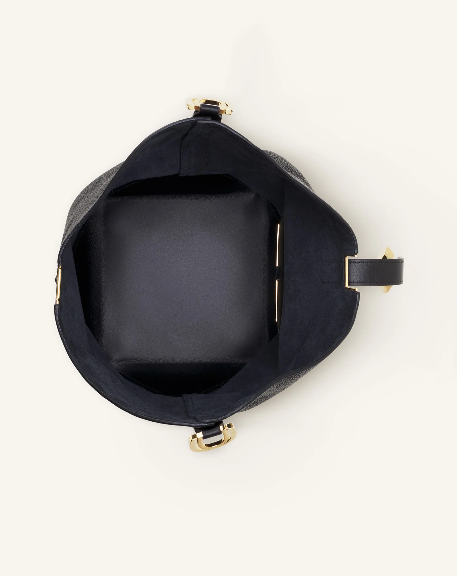 CATCH BY LANVIN BUCKET BAG IN GRAINED LEATHER - Image 5
