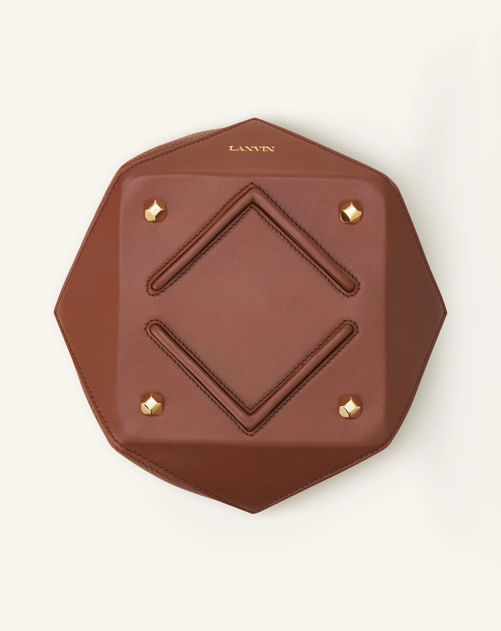 CATCH BY LANVIN BUCKET BAG IN GRAINED LEATHER - Image 6