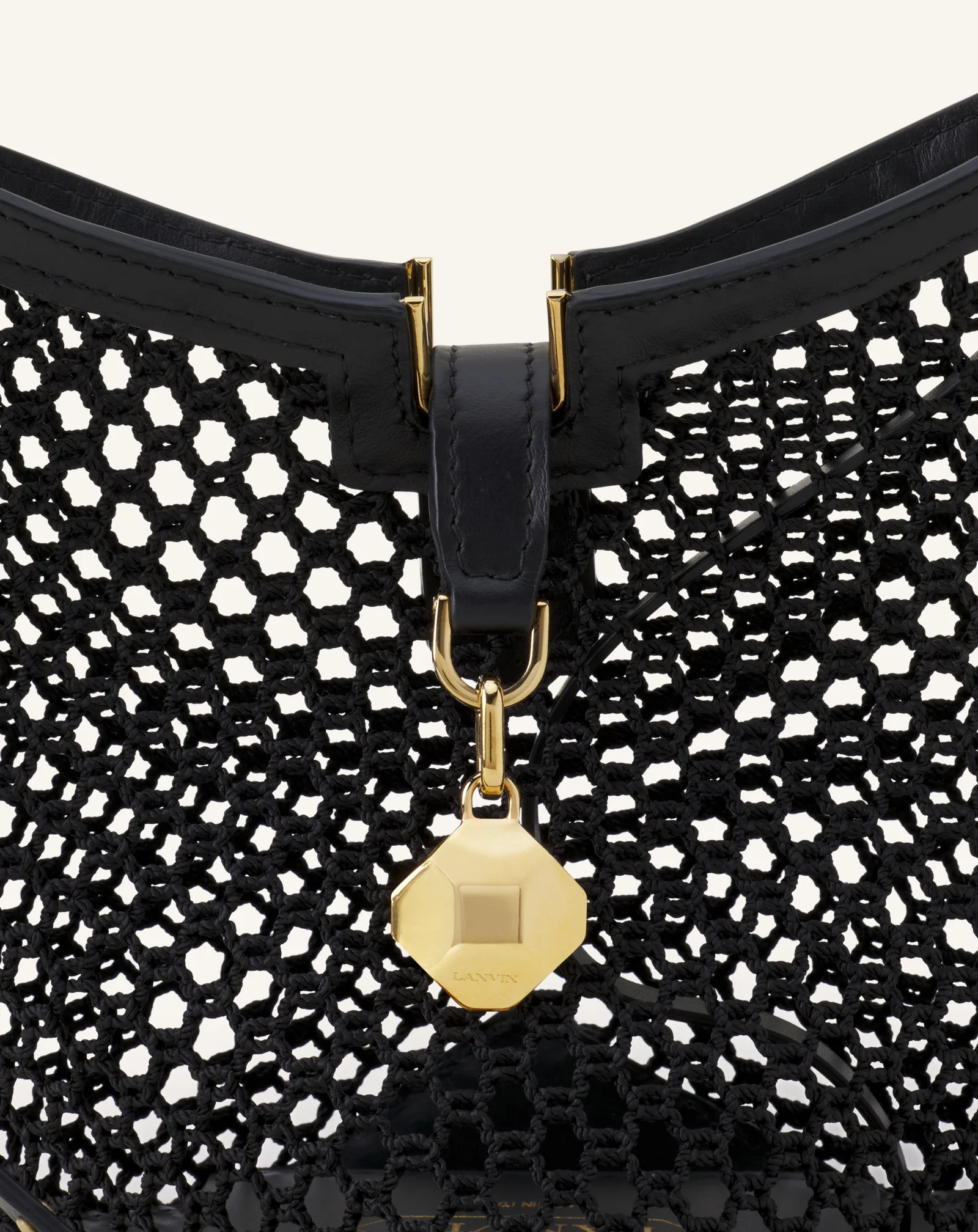 CATCH BY LANVIN NANO BUCKET BAG IN MESH - Image 6