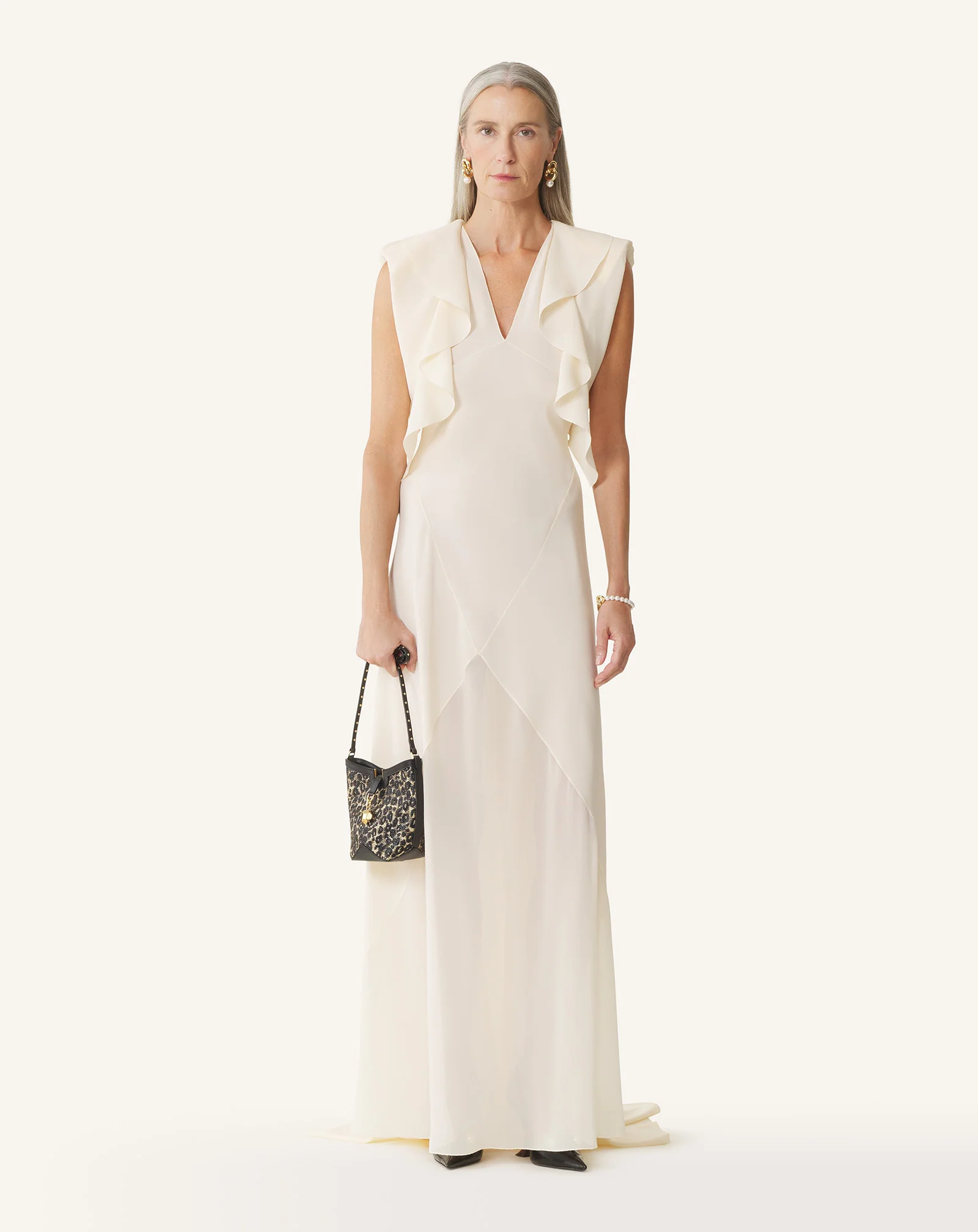 CATCH BY LANVIN NANO BUCKET BAG IN RAFFIA - Image 12