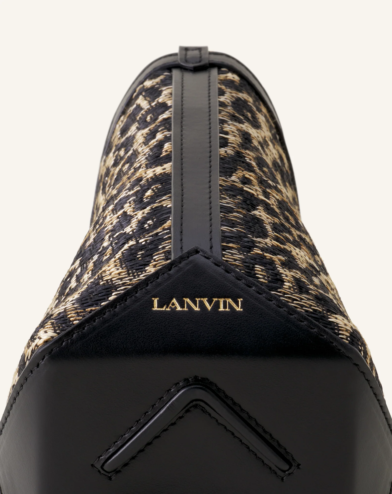 CATCH BY LANVIN NANO BUCKET BAG IN RAFFIA - Image 9