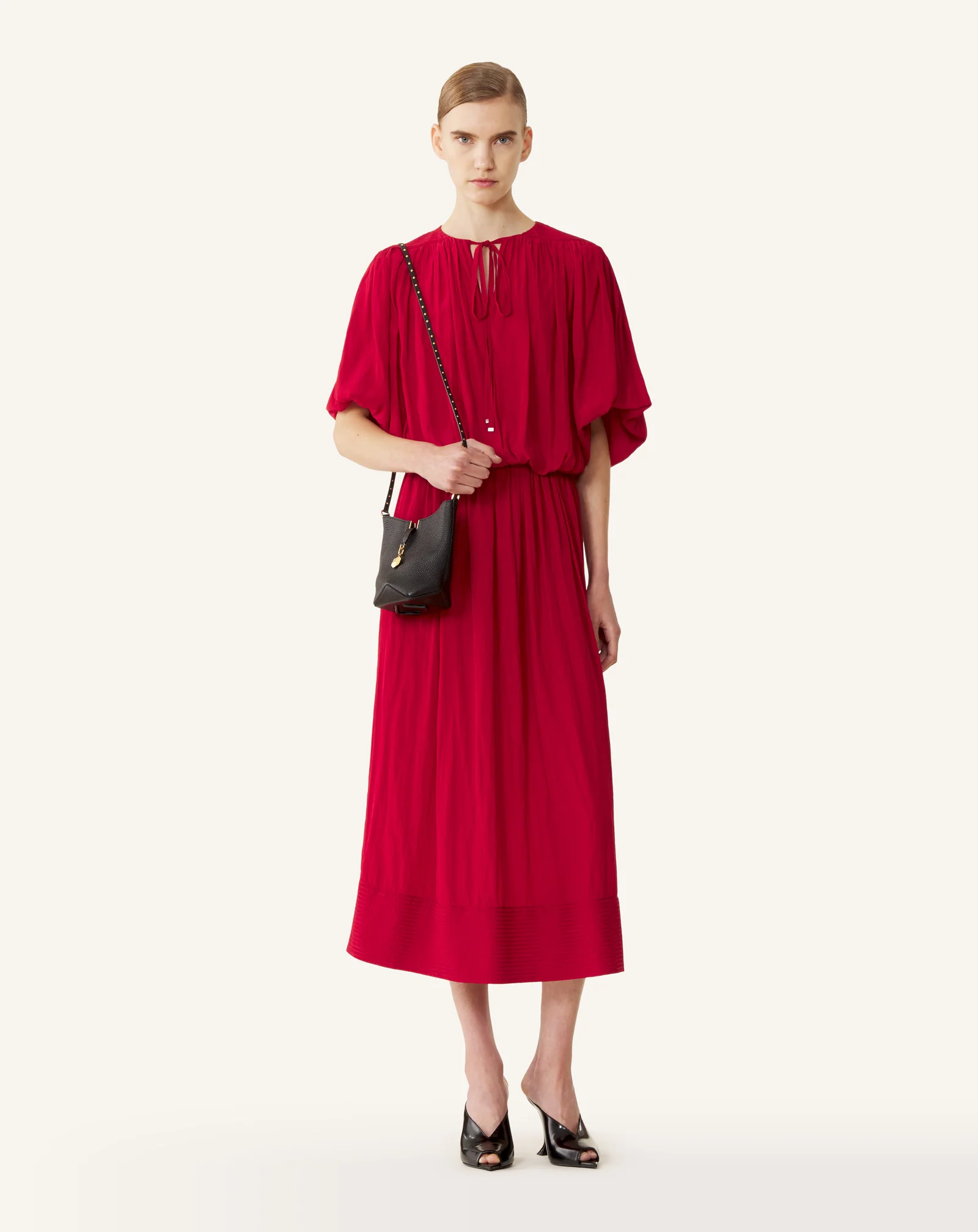 CATCH BY LANVIN NANO BUCKET BAG IN LEATHER - Image 2
