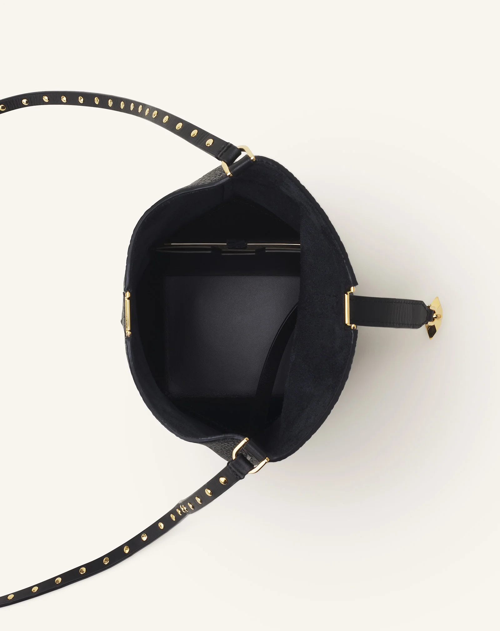 CATCH BY LANVIN NANO BUCKET BAG IN LEATHER - Image 7