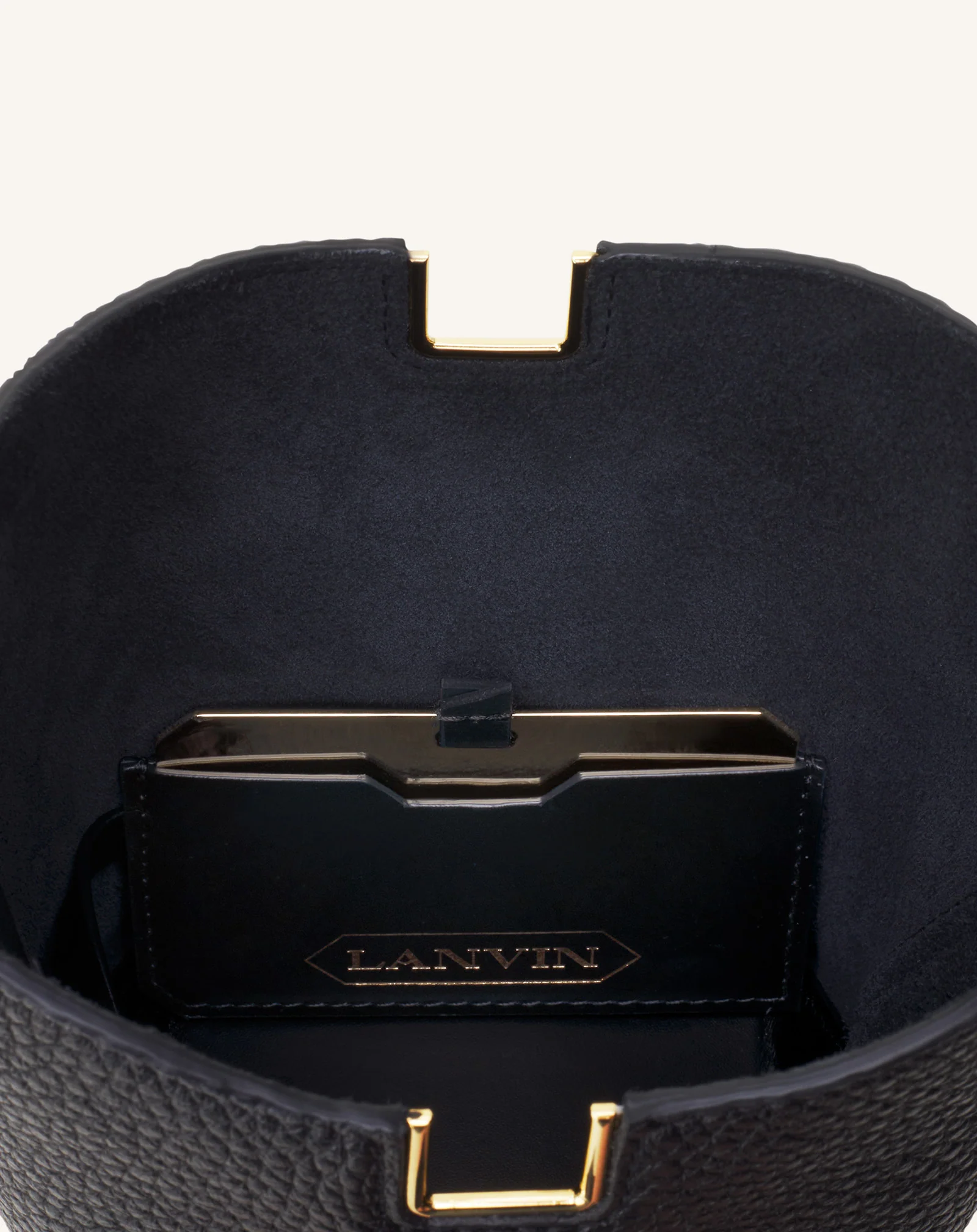 CATCH BY LANVIN NANO BUCKET BAG IN LEATHER - Image 8