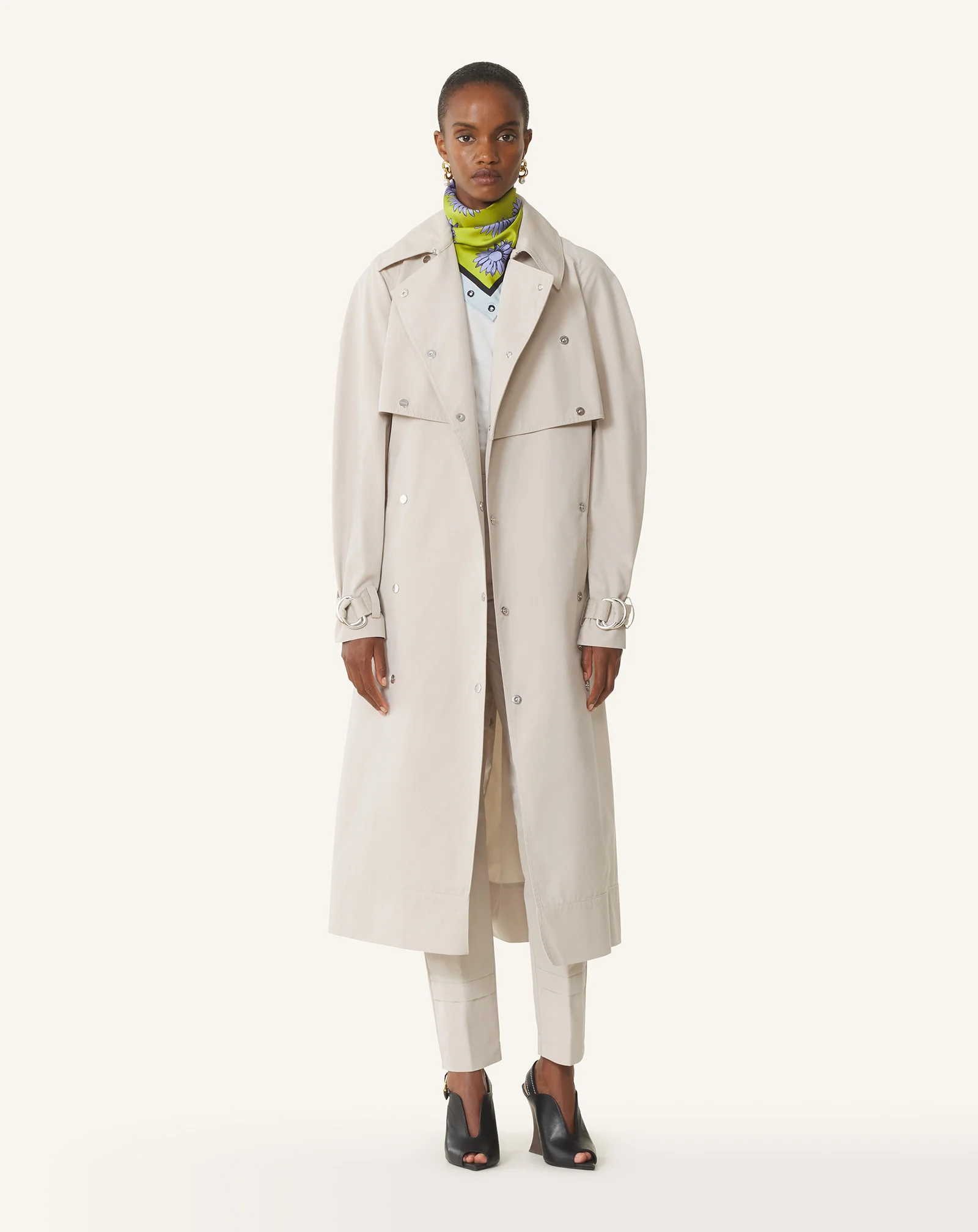 CIGARETTE PANTS IN TECHNICAL COTTON - Image 2