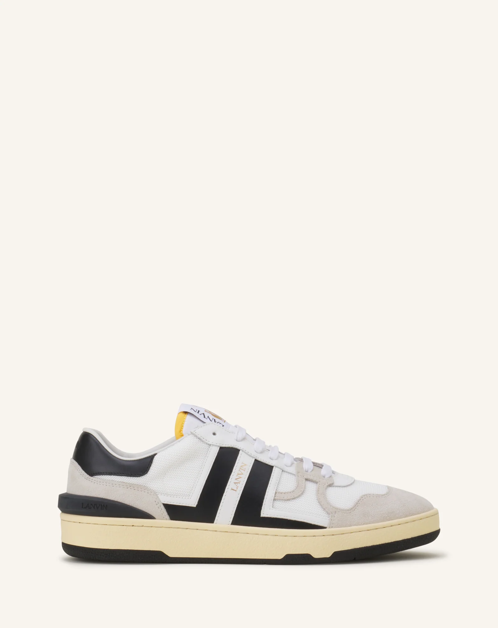 CLAY SNEAKERS IN MESH AND LEATHER