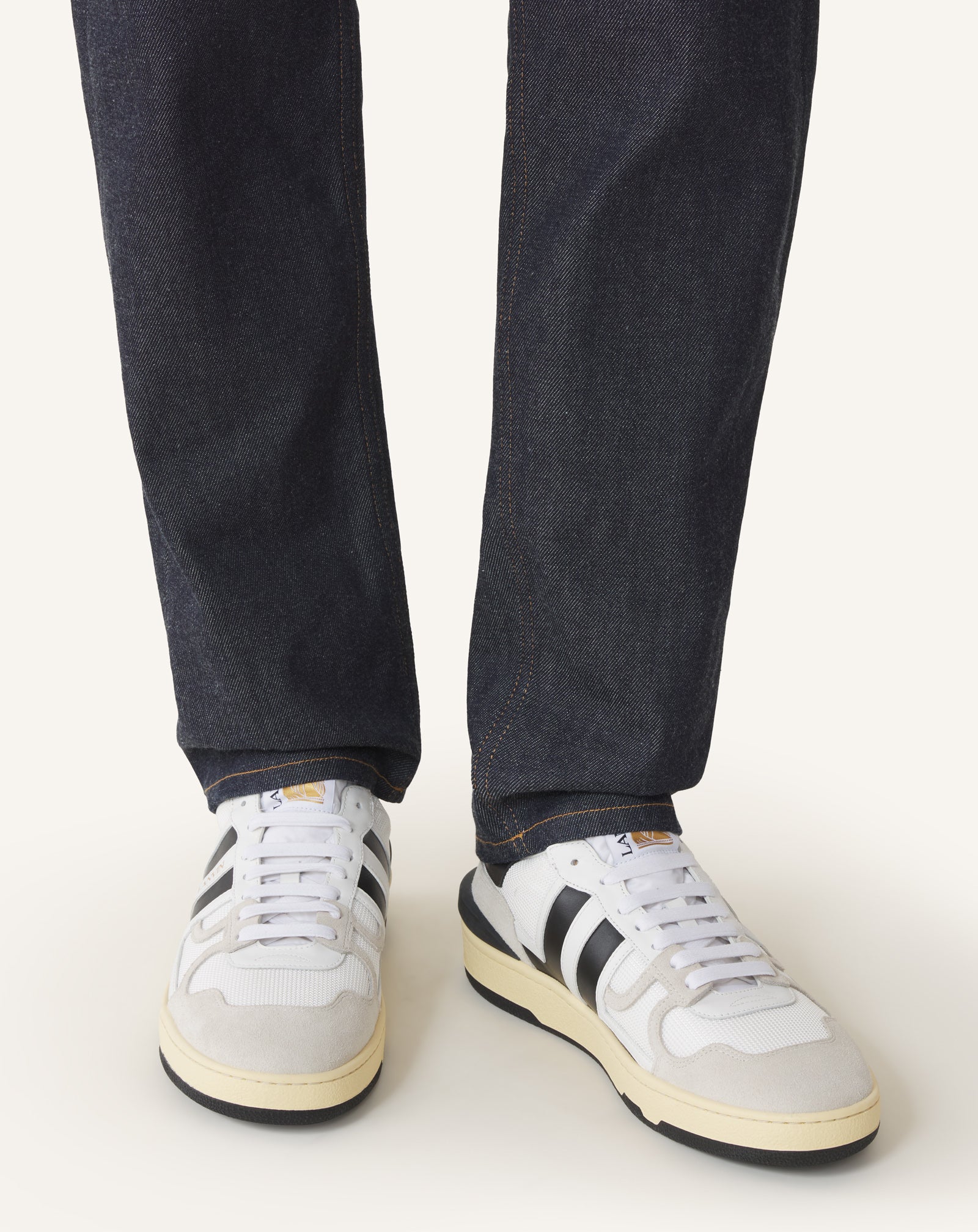 CLAY SNEAKERS IN MESH AND LEATHER - Image 7