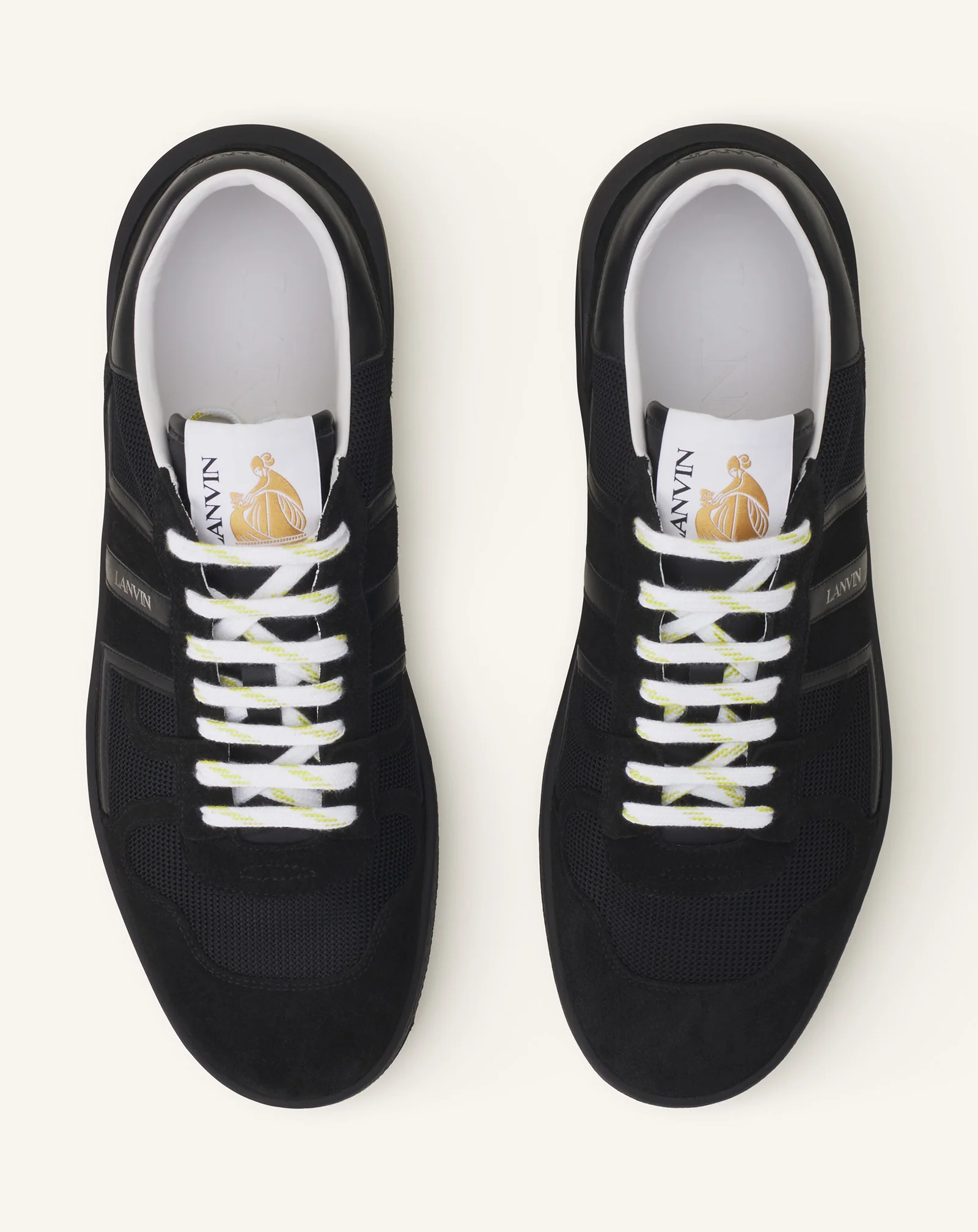 CLAY SNEAKERS IN MESH AND LEATHER - Image 4