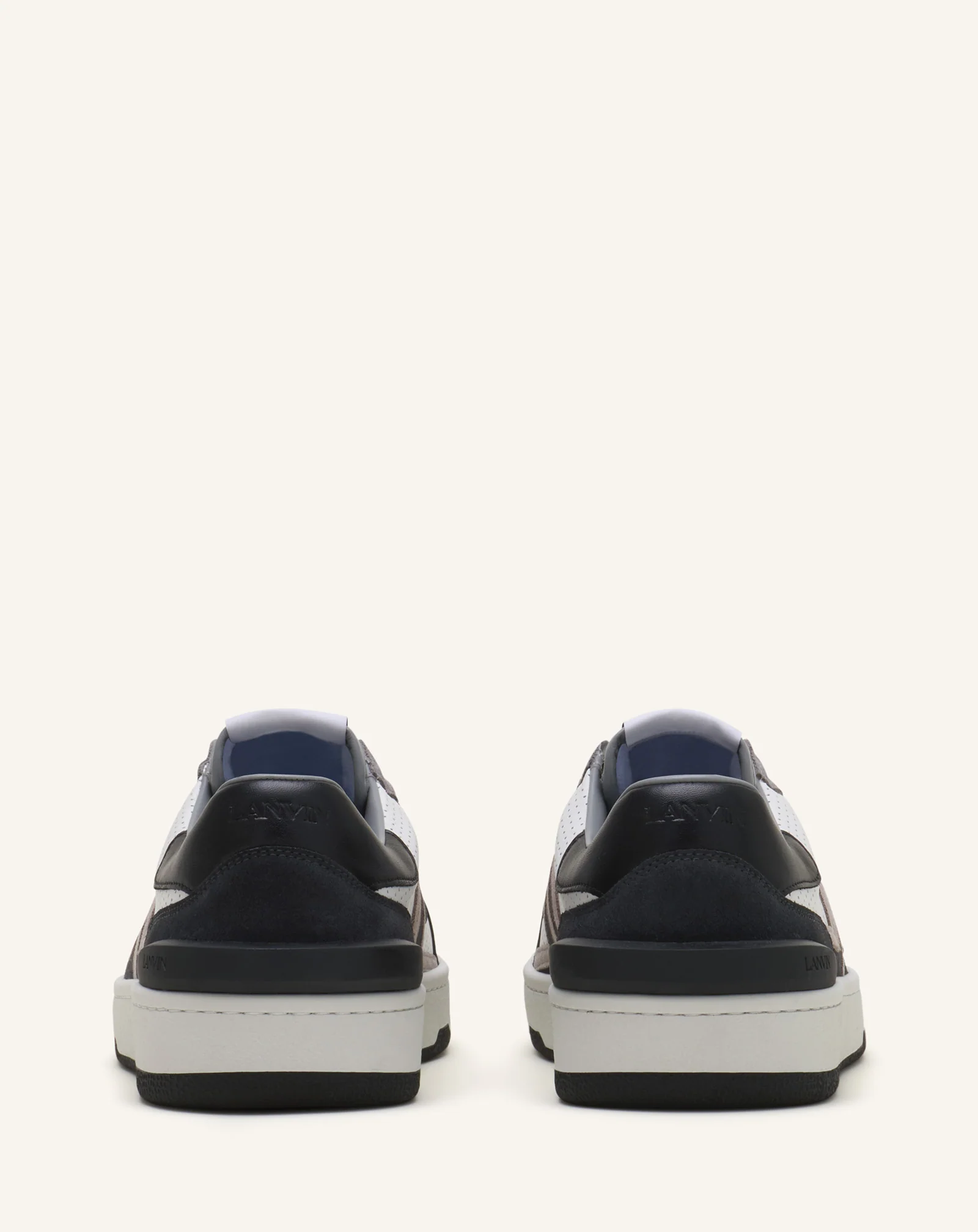 CLAY SNEAKERS IN PERFORATED LEATHER AND SUEDE - Image 3