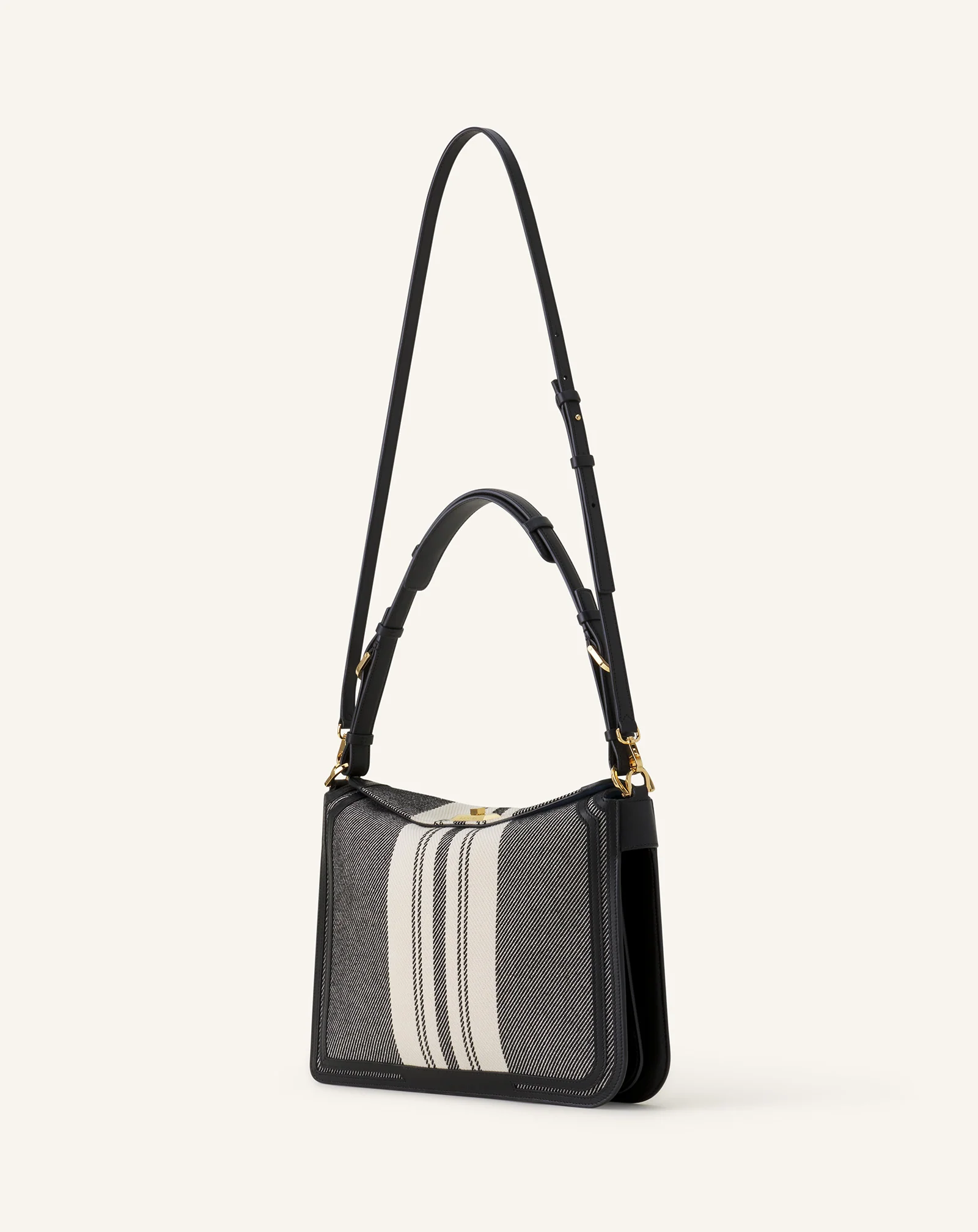 COMPAGNON BAG IN STRIPED CANVAS - Image 3