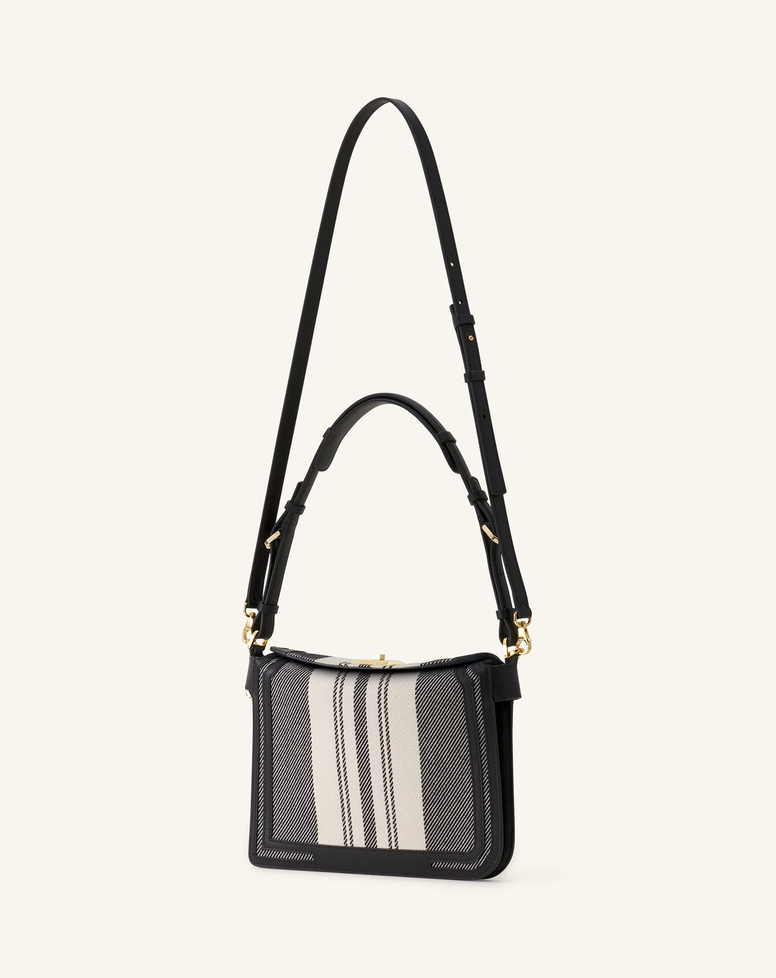 COMPAGNON 20 BAG IN STRIPED CANVAS - Image 3
