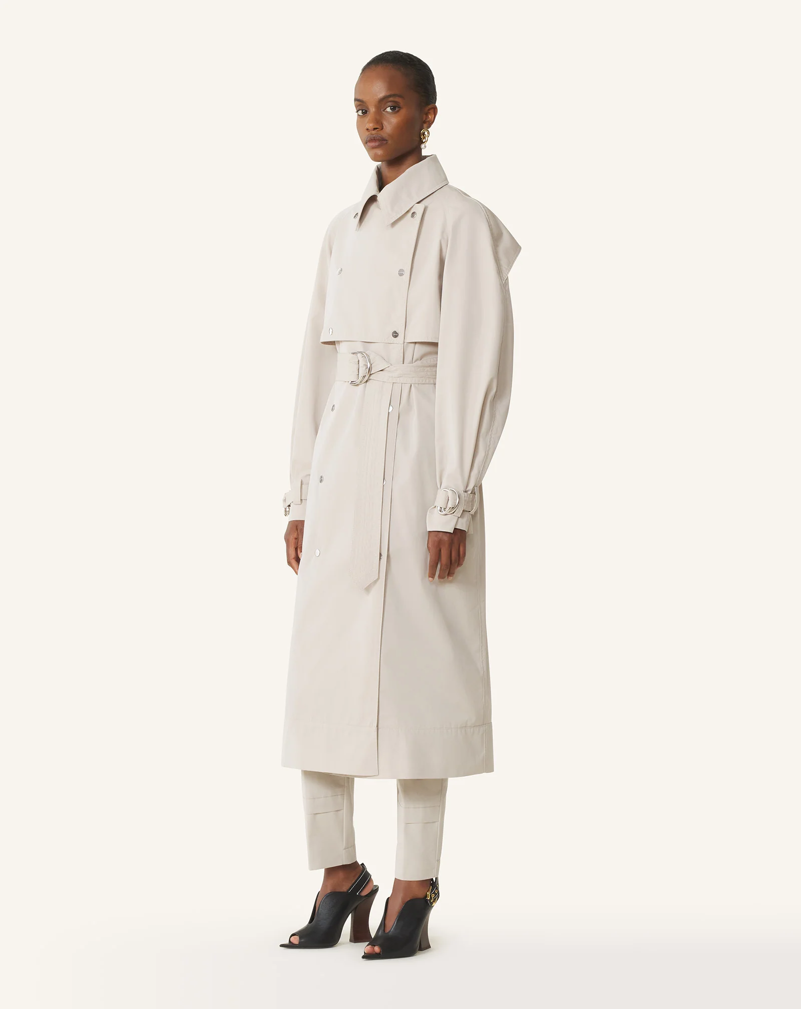 COTTON TRENCH COAT - Image 3