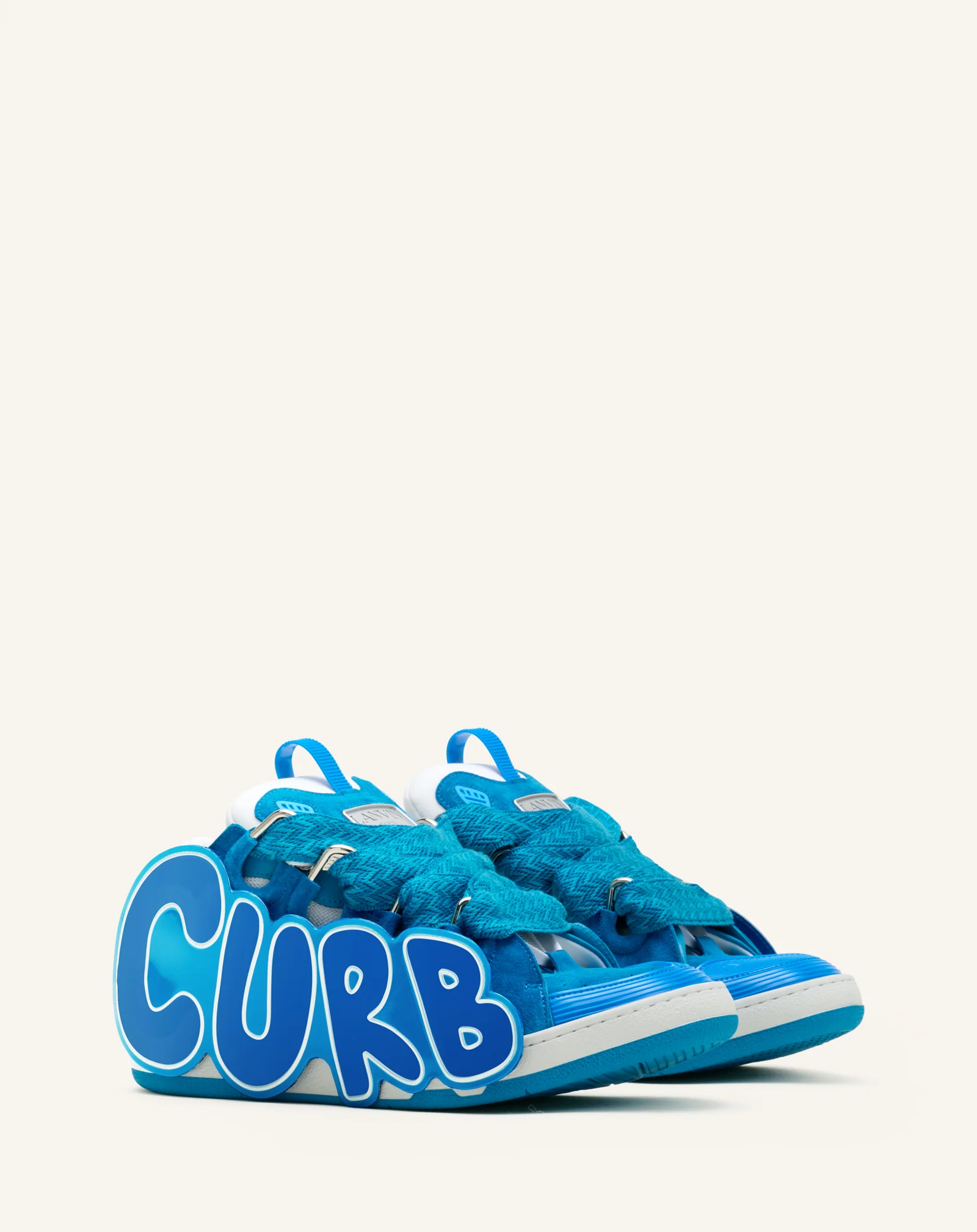 CURB PATCH  SNEAKERS IN LEATHER - Image 4