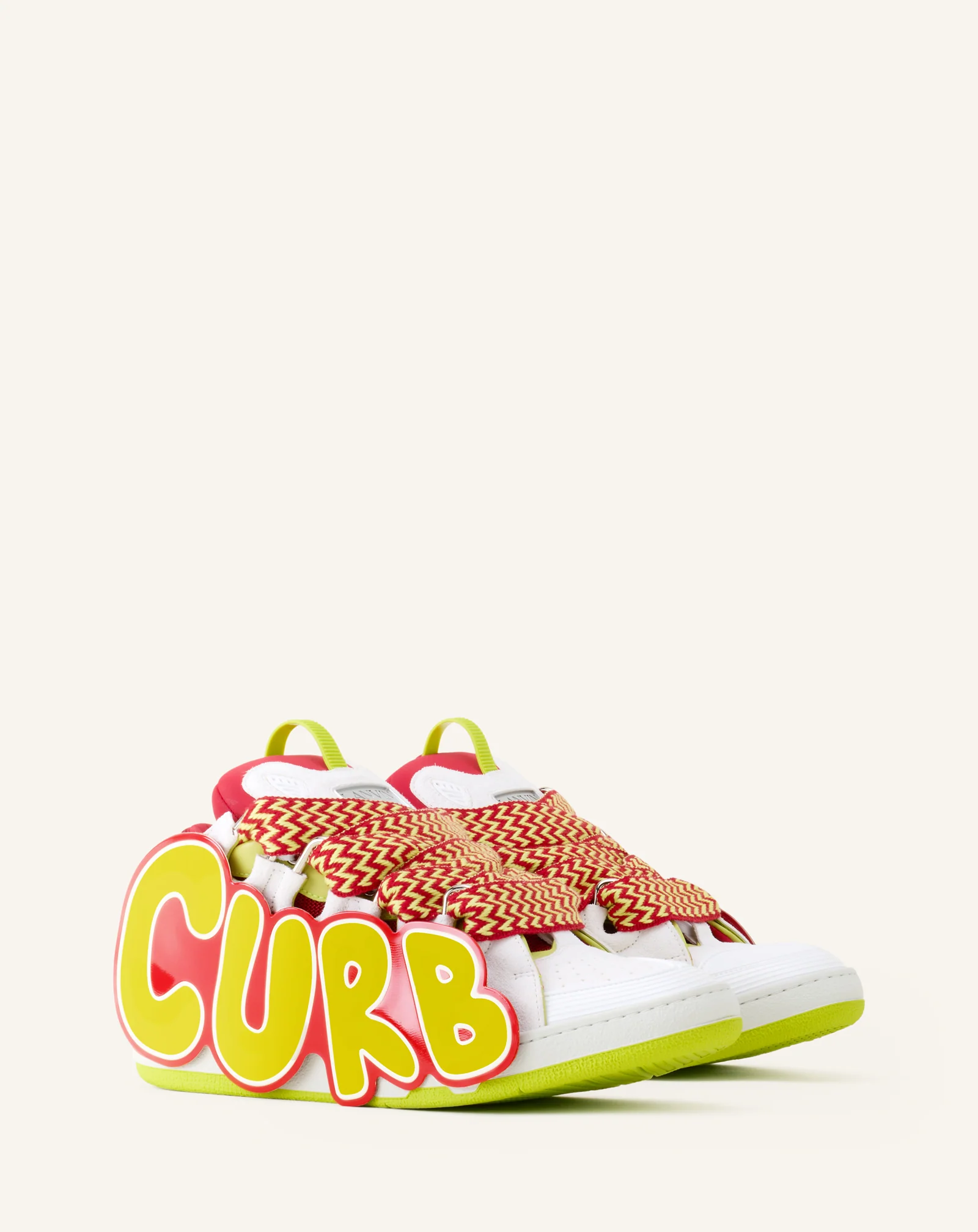 CURB PATCH  SNEAKERS IN LEATHER - Image 4