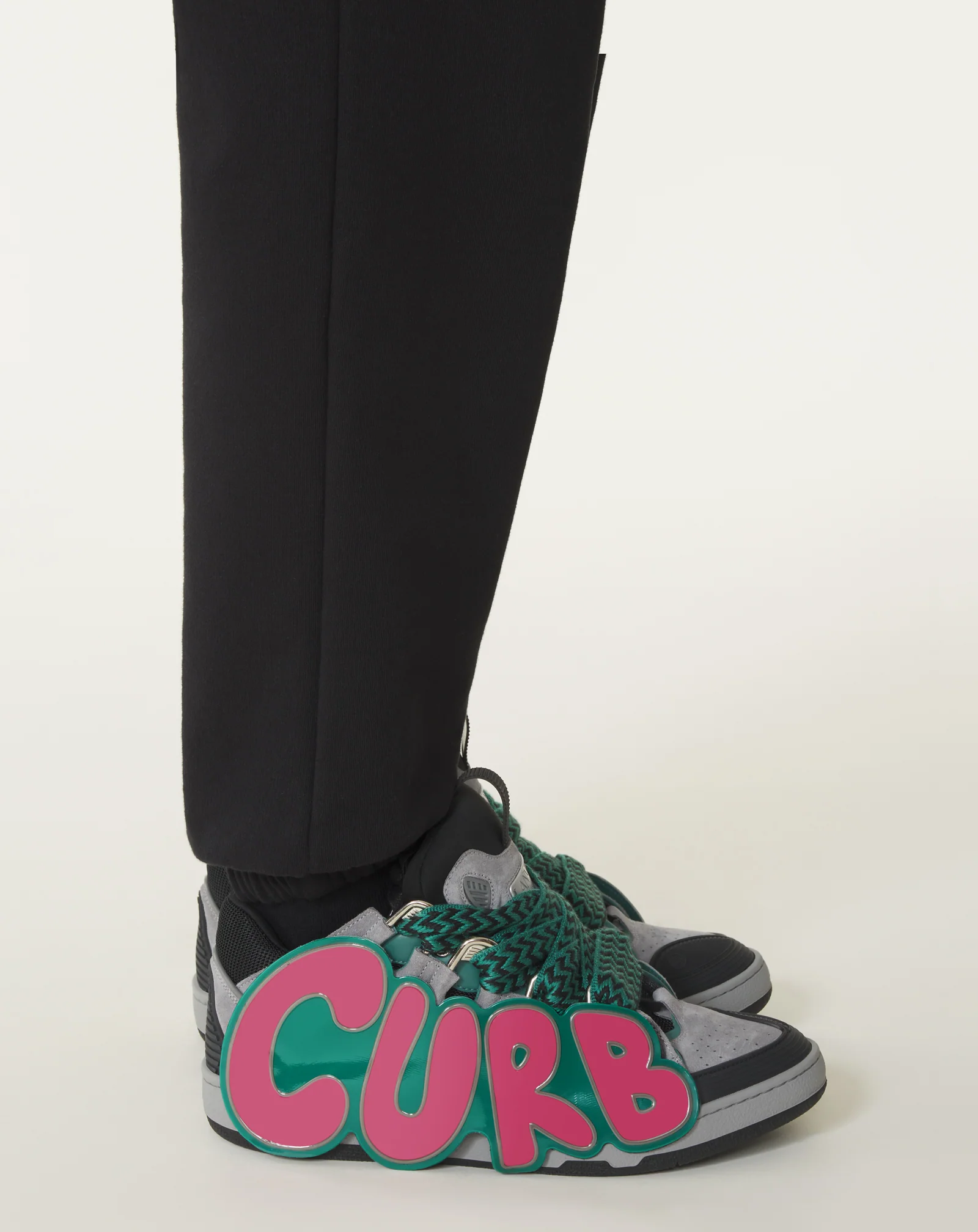 CURB PATCH SNEAKERS IN LEATHER - Image 10