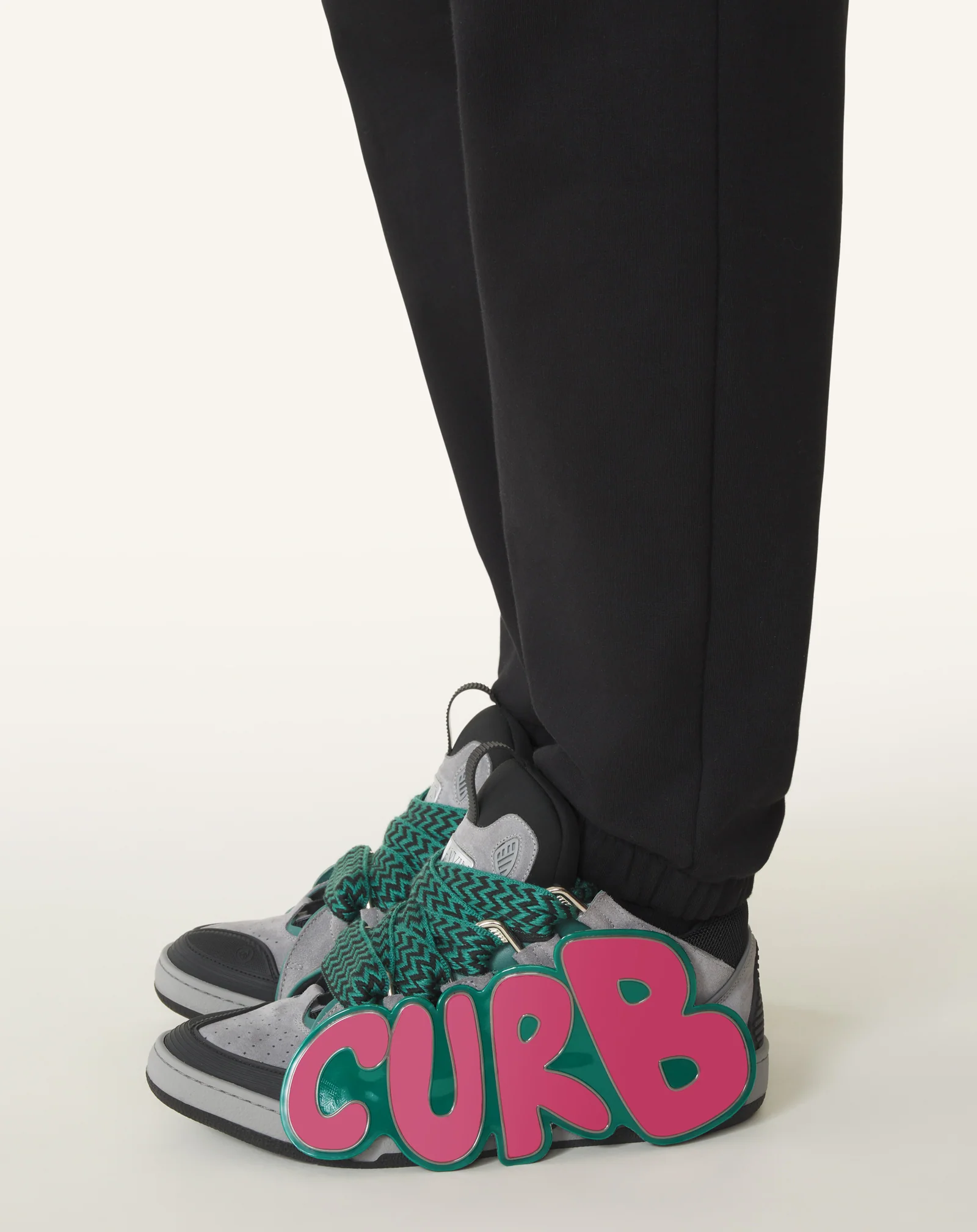 CURB PATCH SNEAKERS IN LEATHER - Image 11