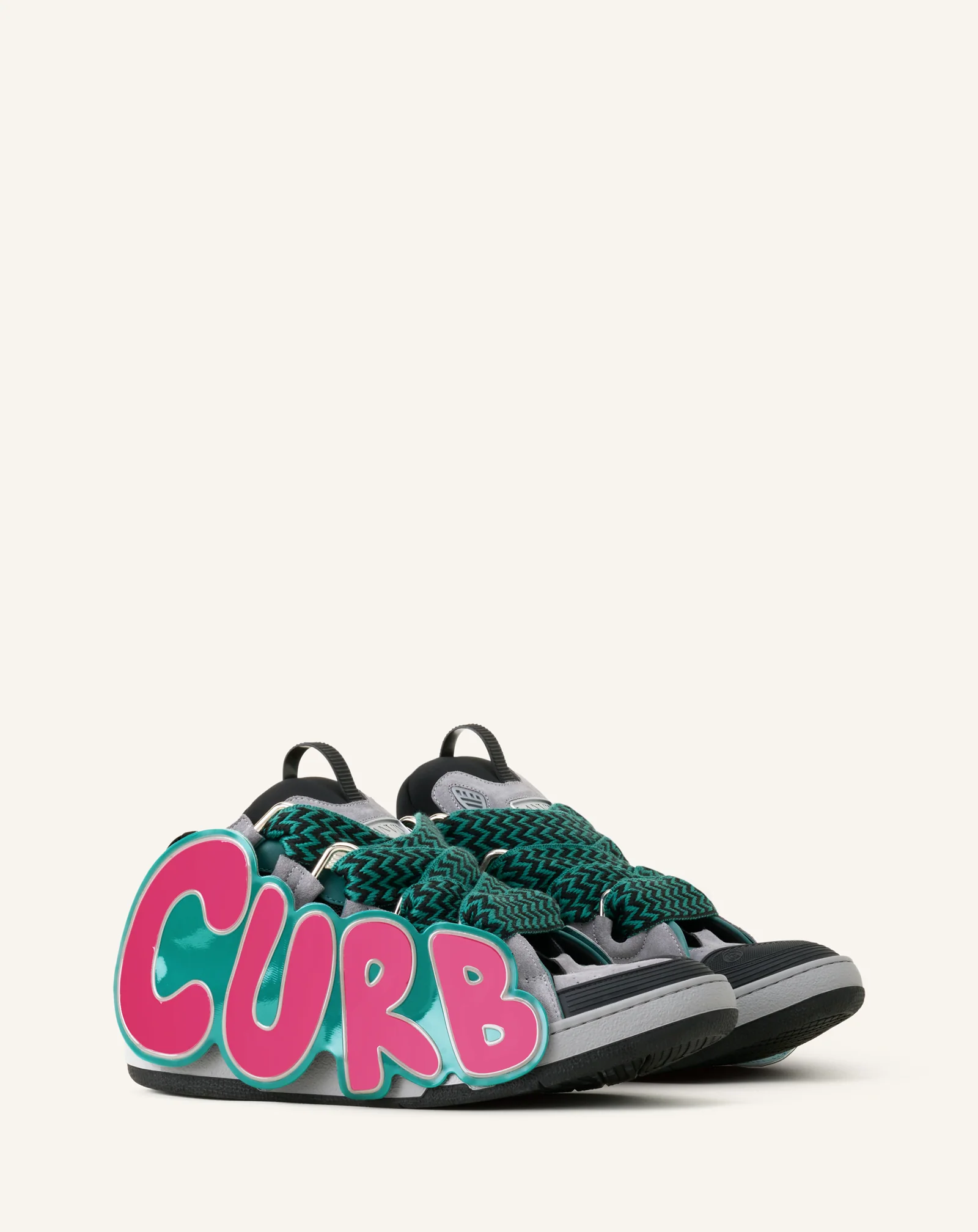 CURB PATCH SNEAKERS IN LEATHER - Image 4