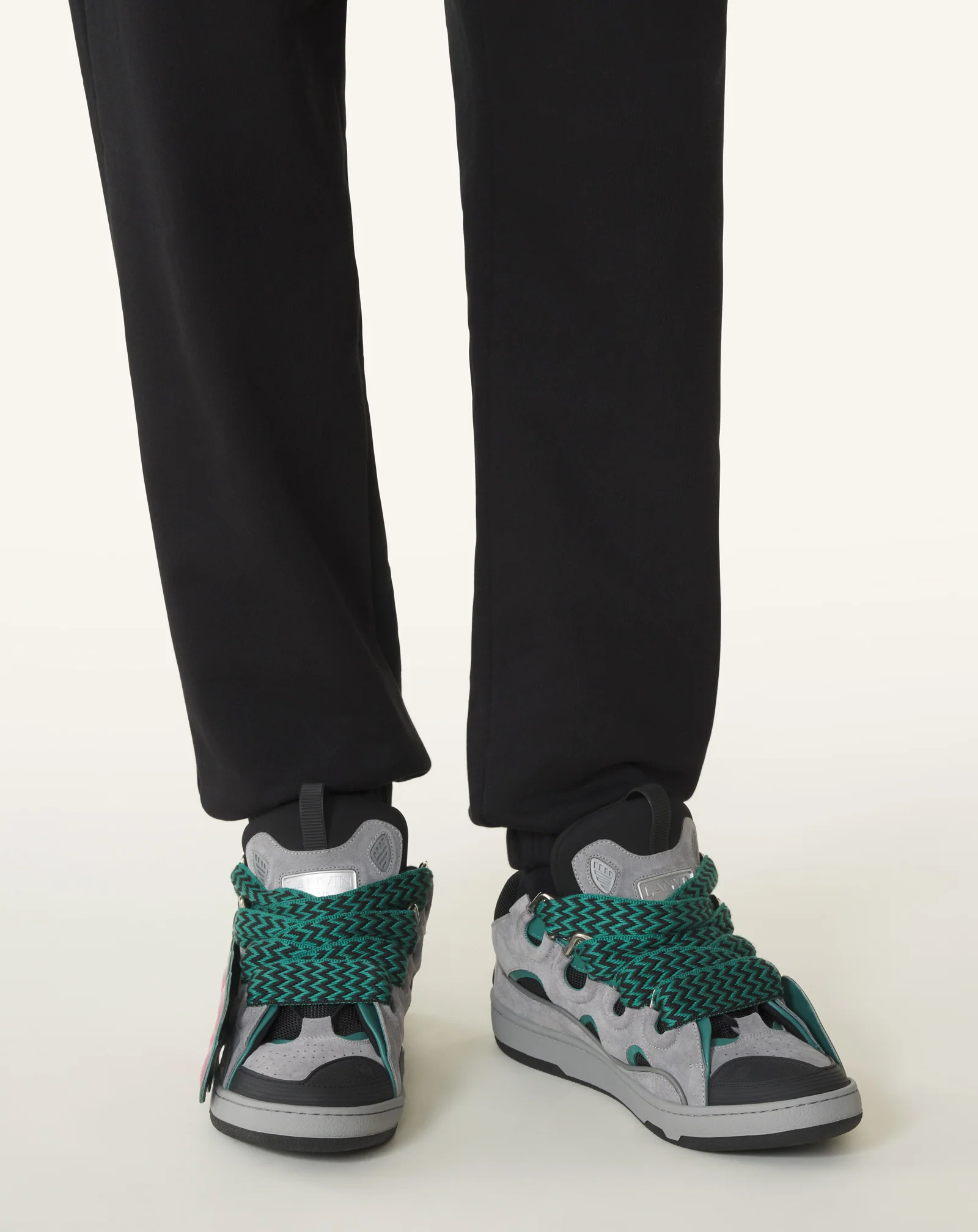 CURB PATCH SNEAKERS IN LEATHER - Image 9