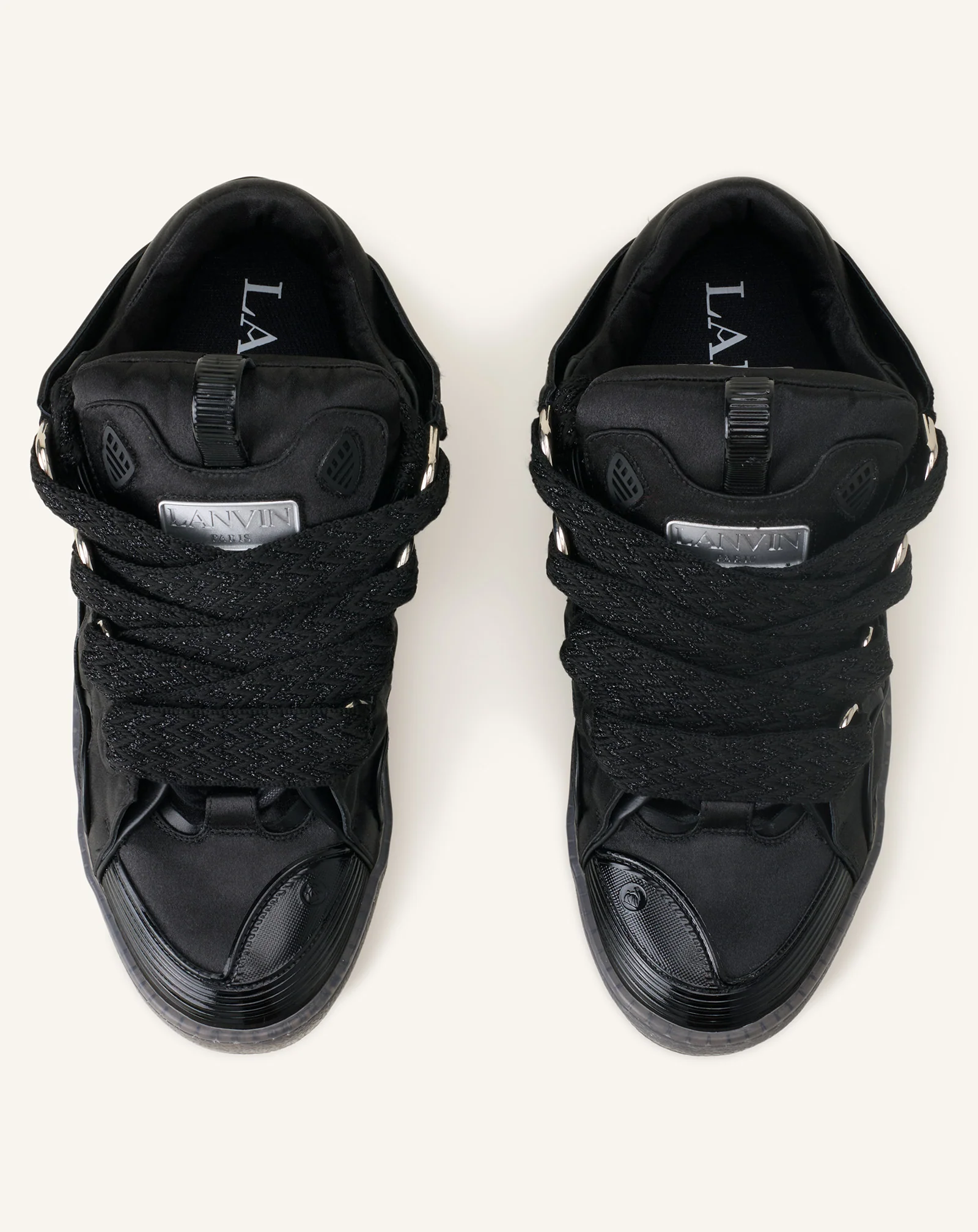 CURB SNEAKERS IN SATIN - Image 4
