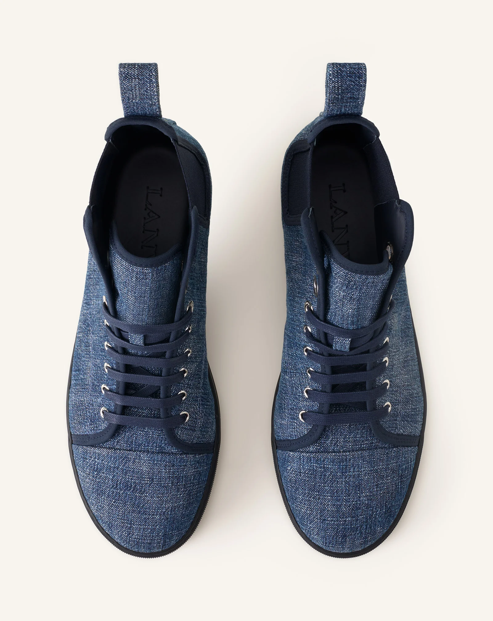 DBB1 HIGH TOP DENIM SNEAKERS - Image 4