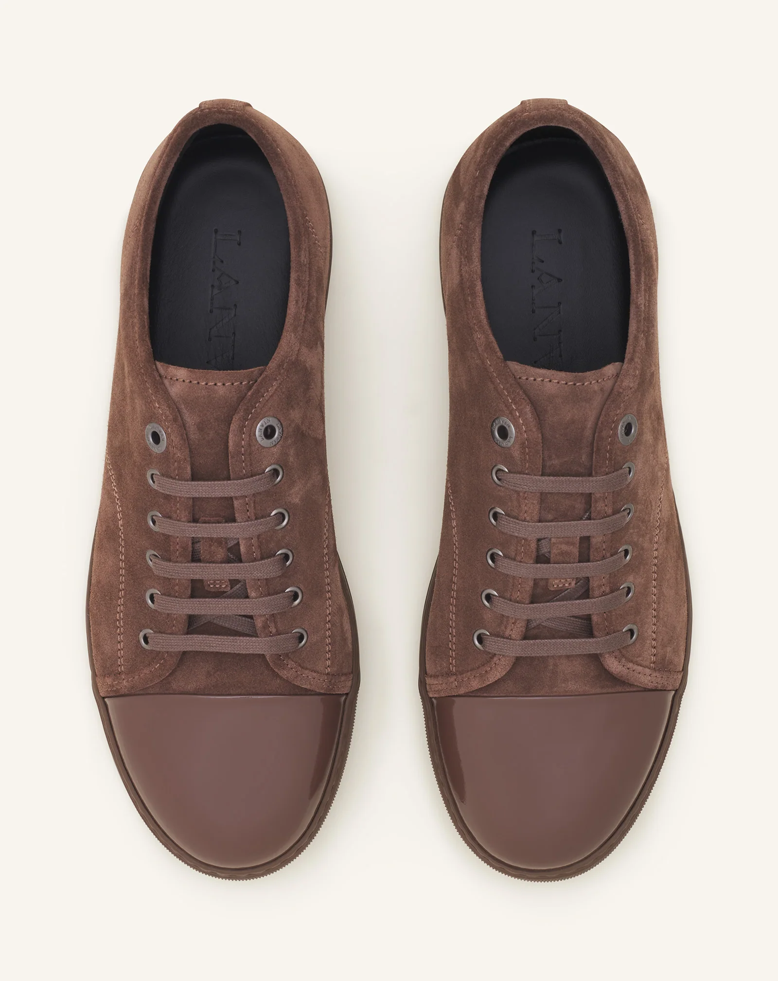 DBB1 PATENT LEATHER AND SUEDE SNEAKERS - Image 4