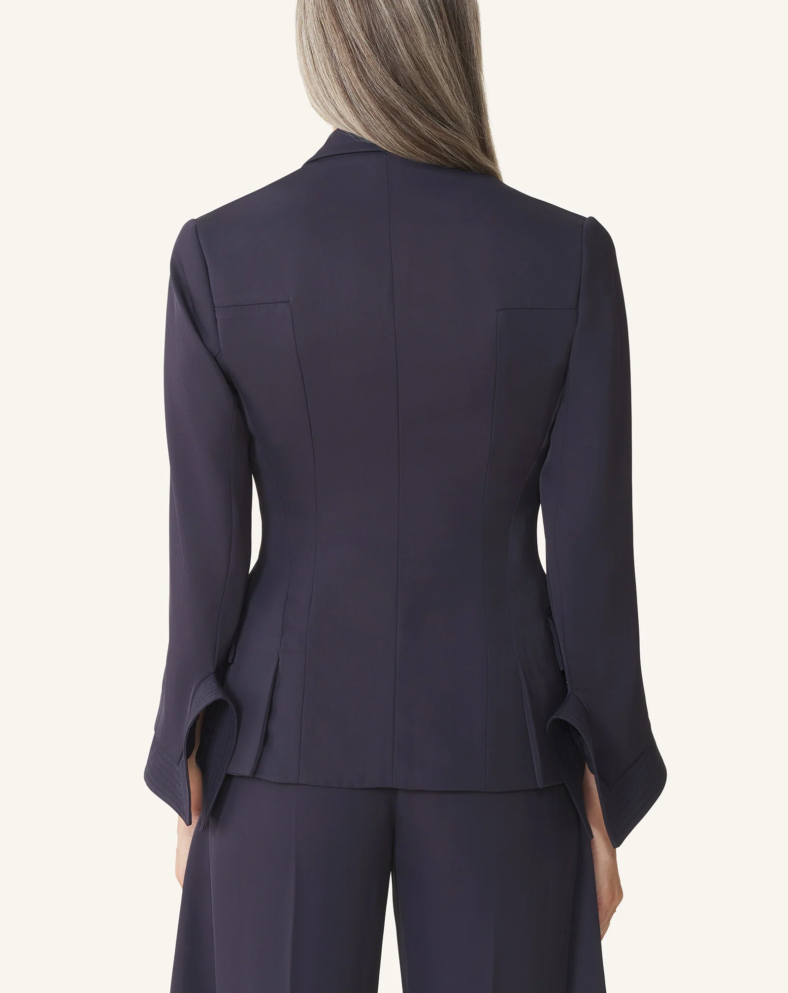 DOUBLE-BREASTED TWILL JACKET - Image 4