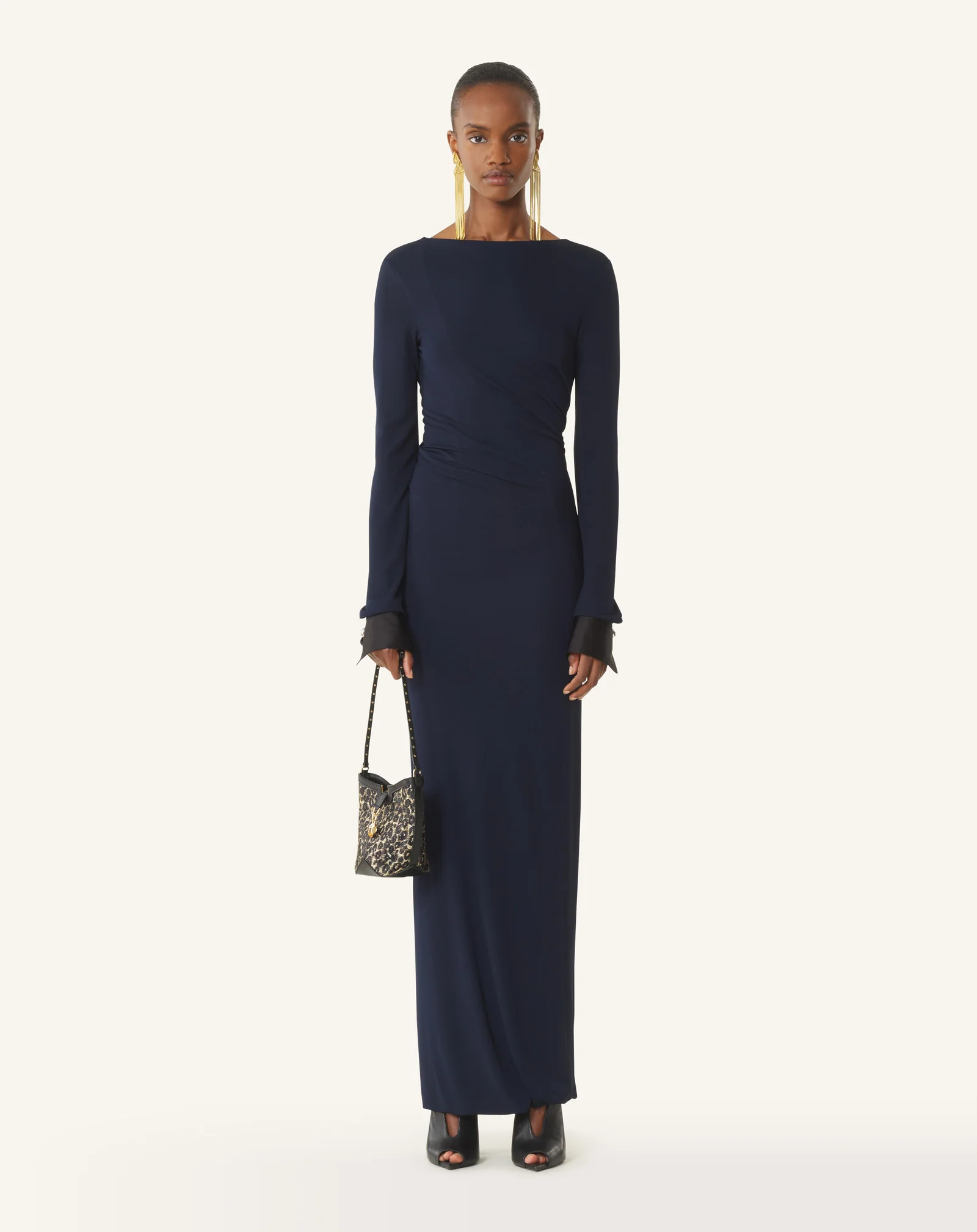 DRAPED DRESS IN CREPE JERSEY - Image 2