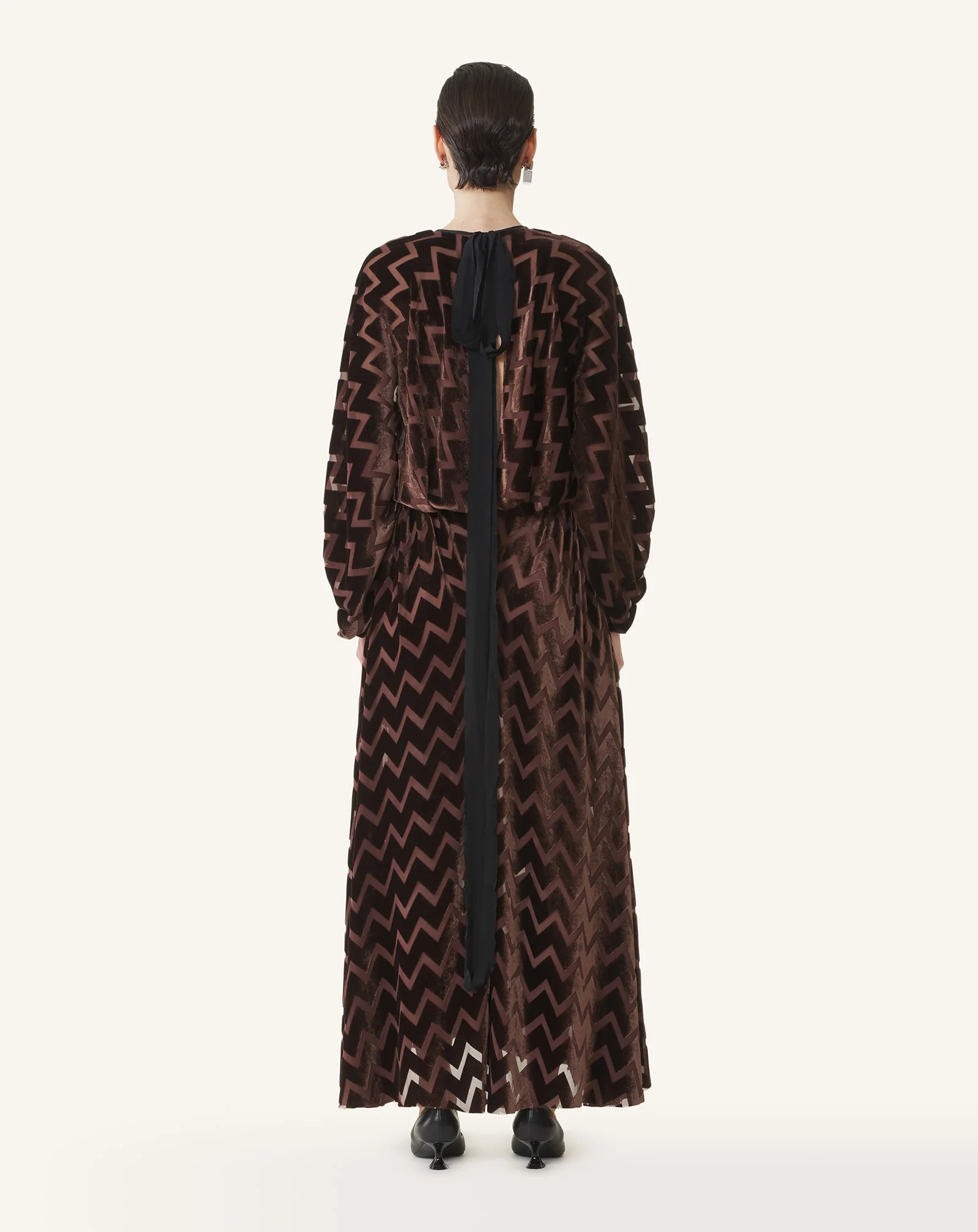 DEVORÉ VELVET DRESS - Image 4