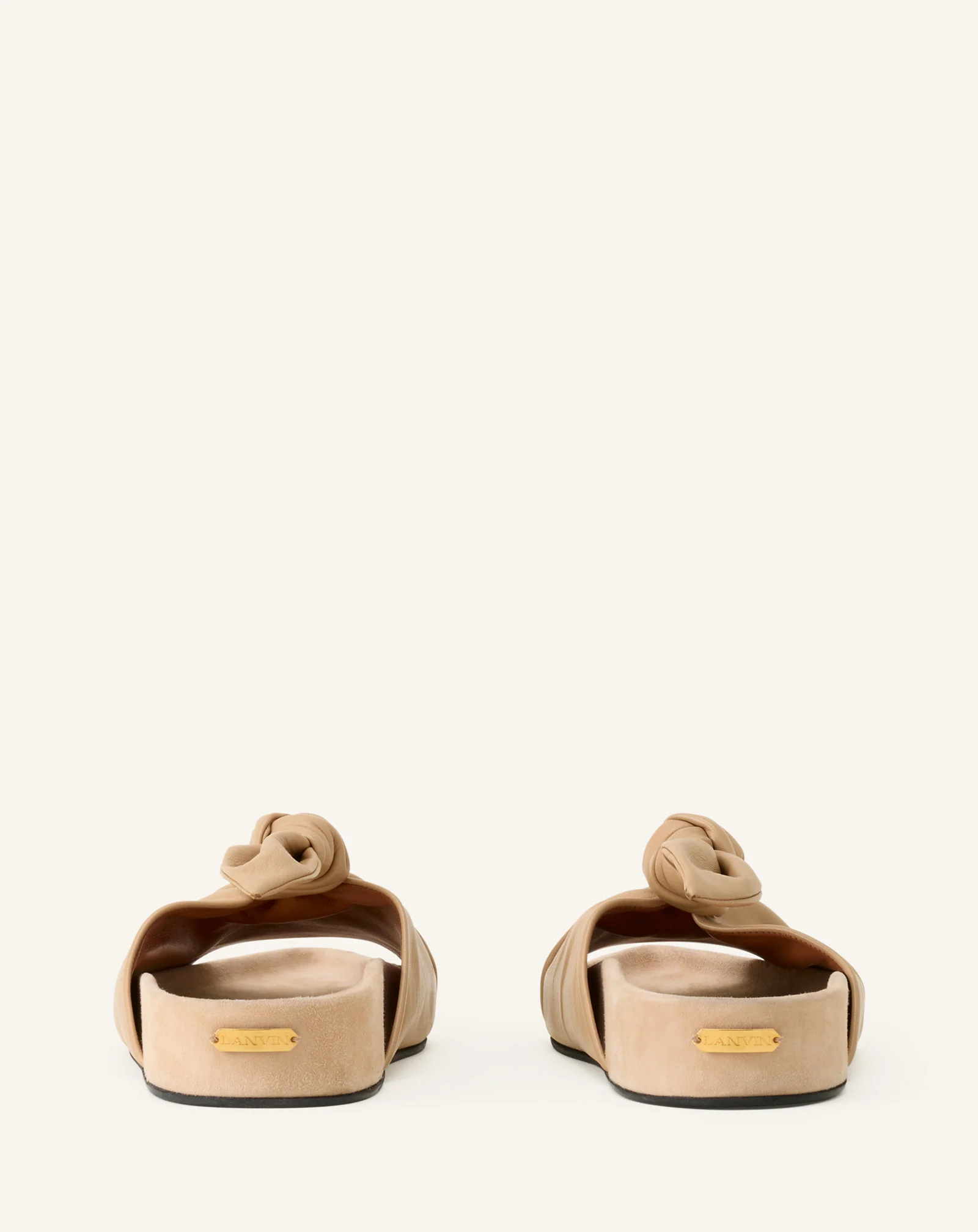 COCOON FLAT LEATHER MULE - Image 3