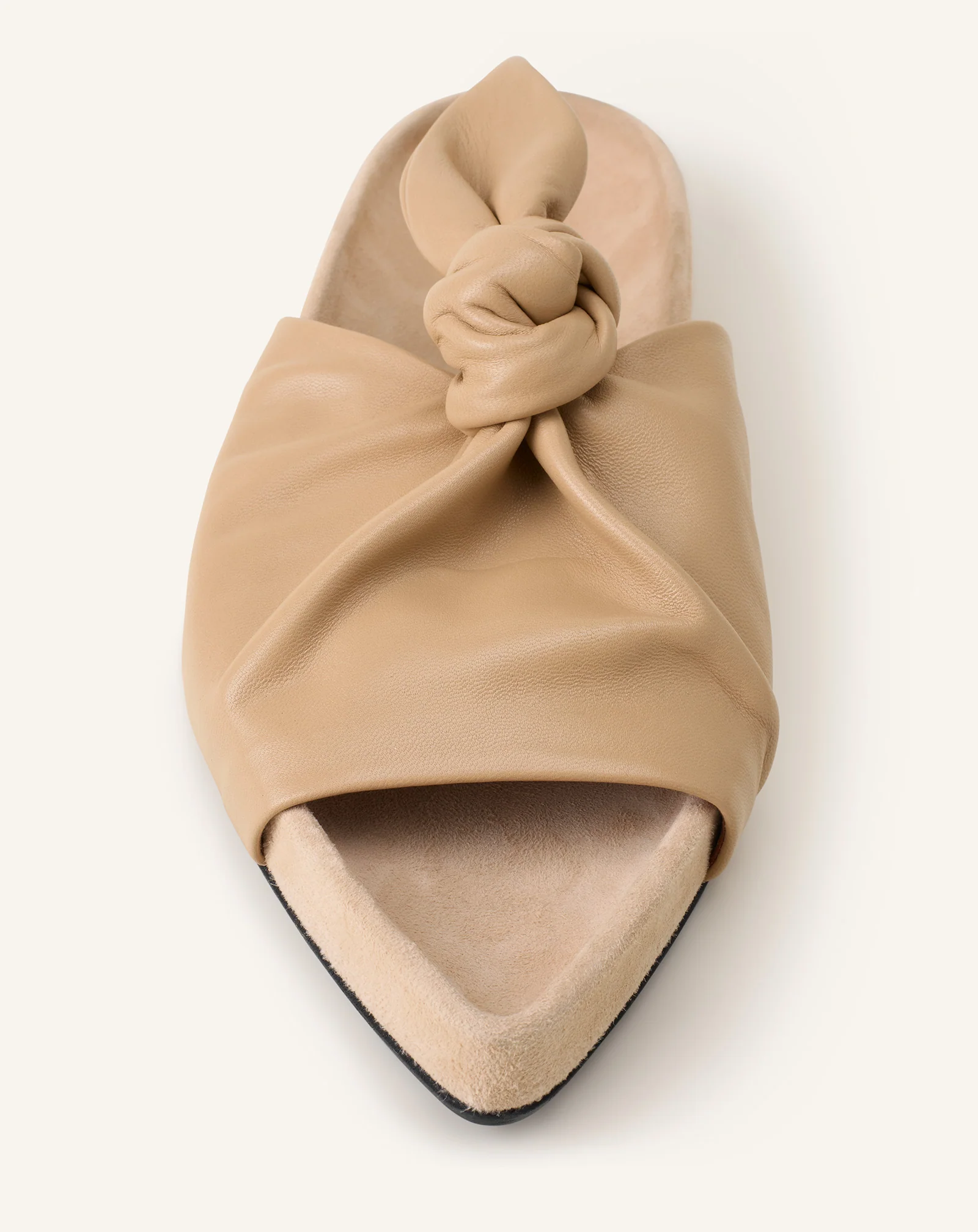 COCOON FLAT LEATHER MULE - Image 5