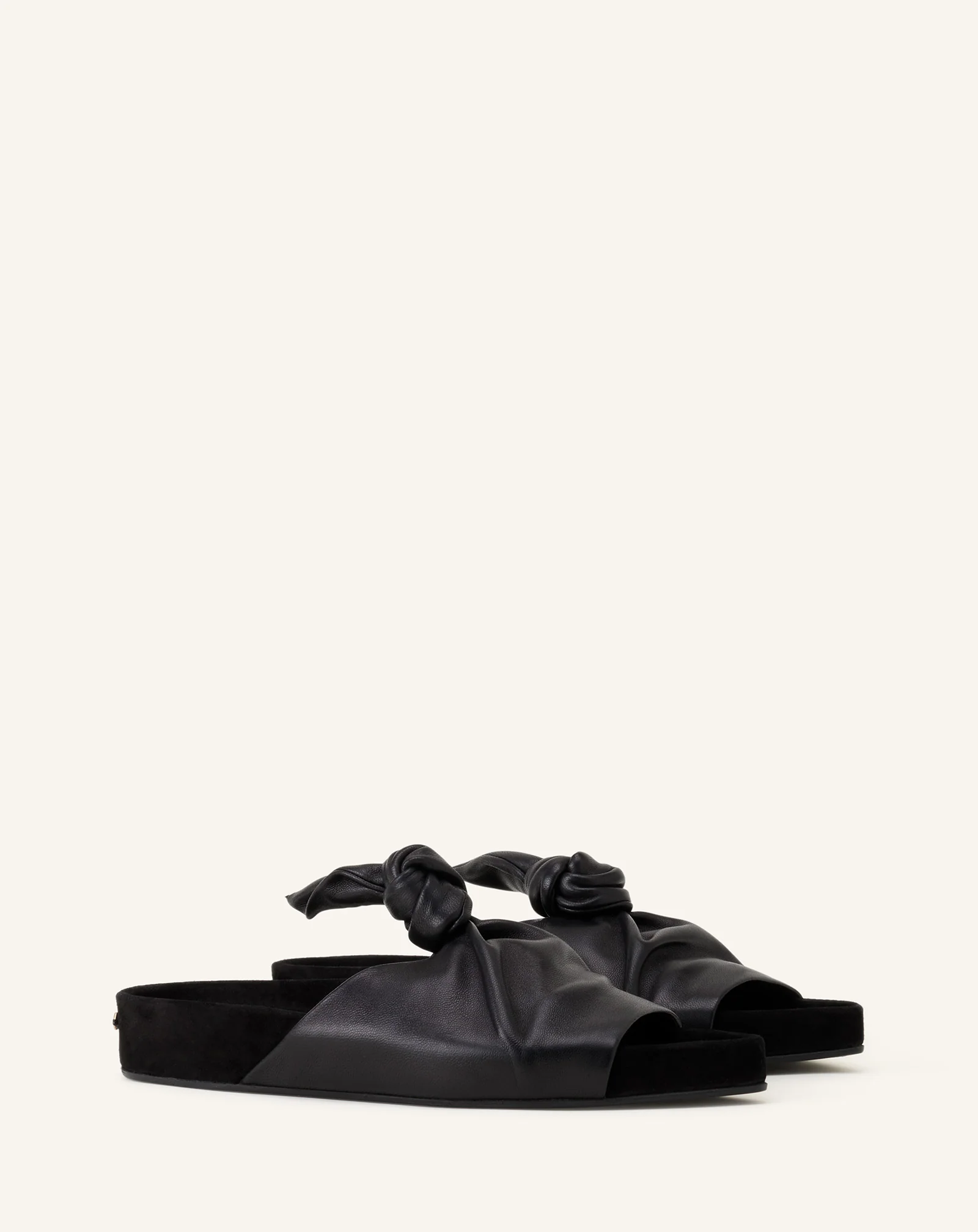 COCOON FLAT LEATHER MULE - Image 2