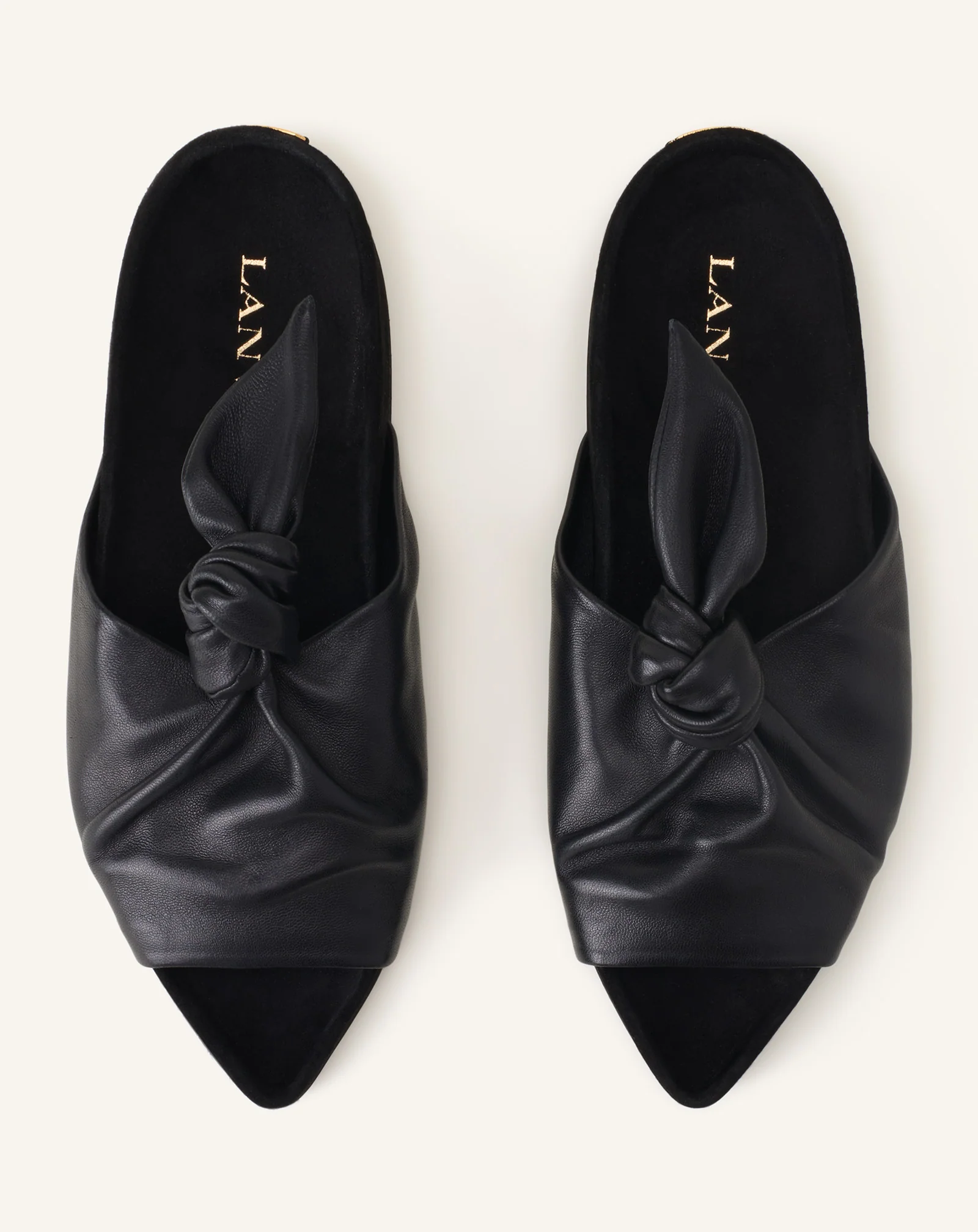 COCOON FLAT LEATHER MULE - Image 4