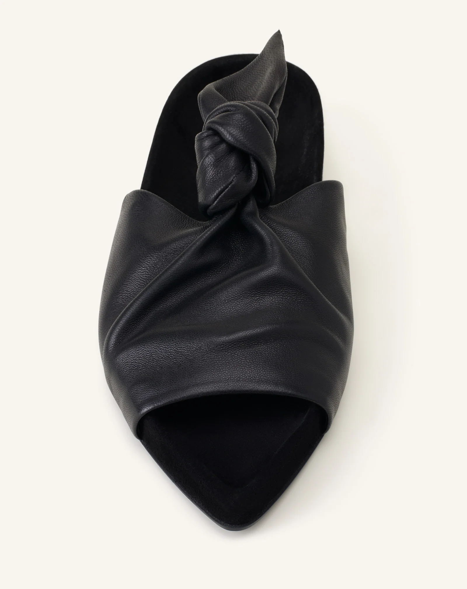 COCOON FLAT LEATHER MULE - Image 5
