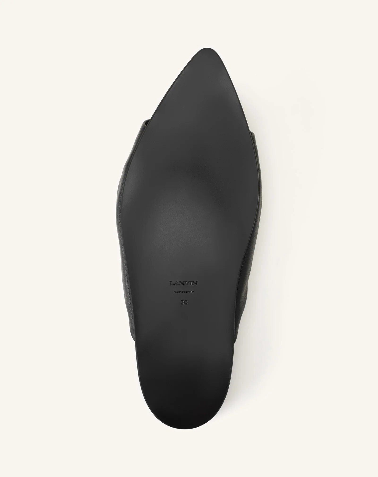 COCOON FLAT LEATHER MULE - Image 6