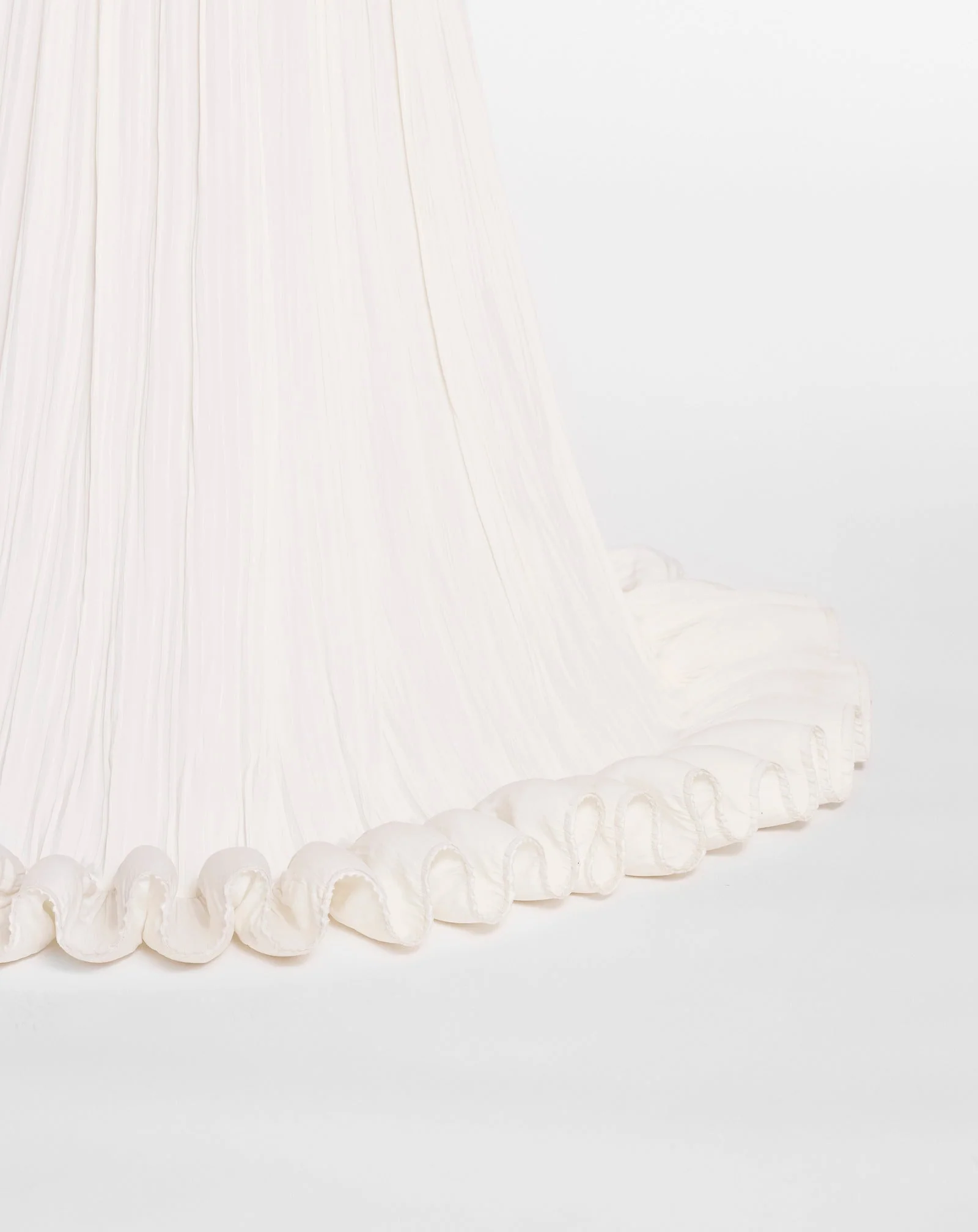 FLOOR LENGTH EVENING GOWN IN CHARMEUSE - Image 7