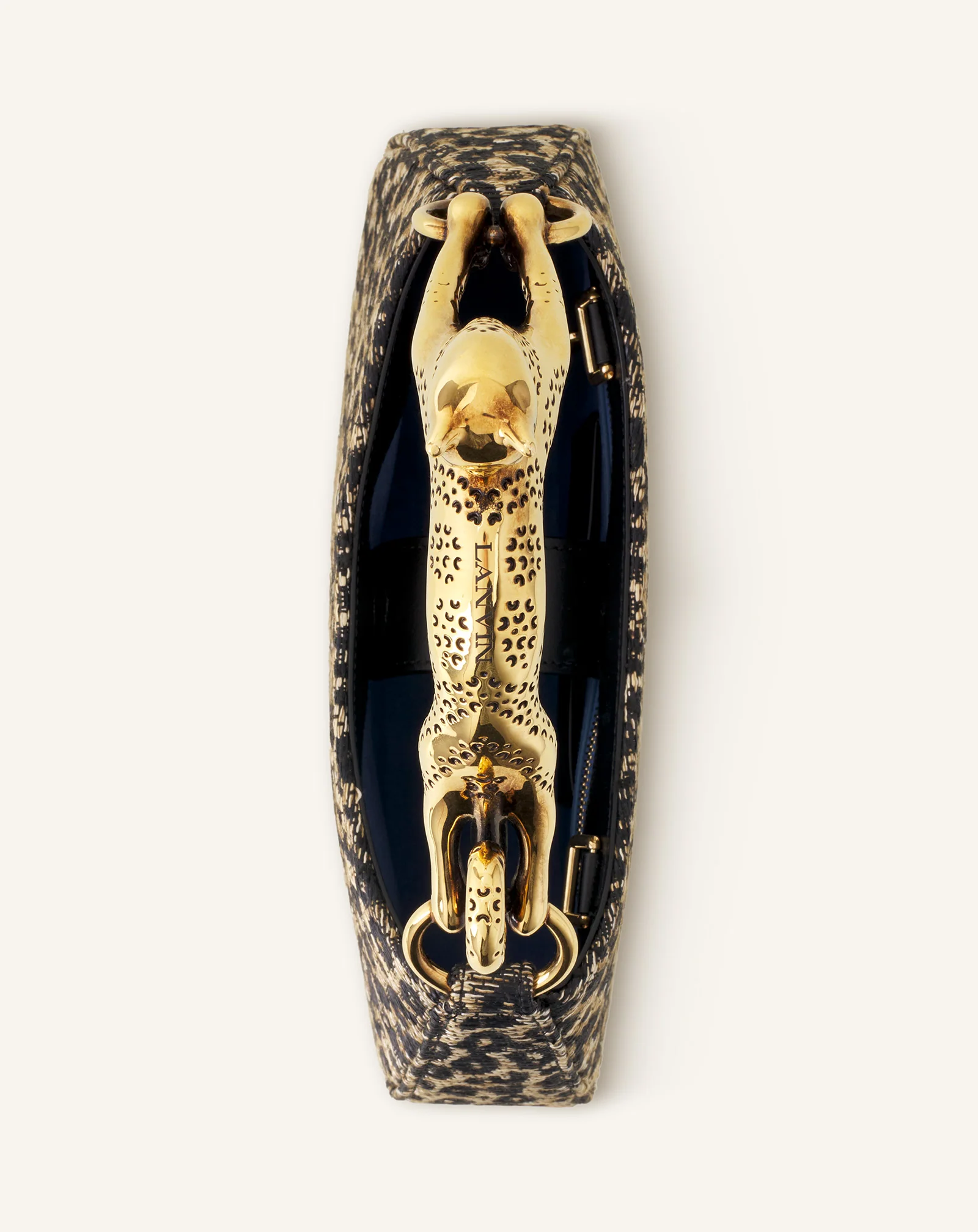 HOBO CAT BAG IN RAFFIA LEOPARD PRINT - Image 7