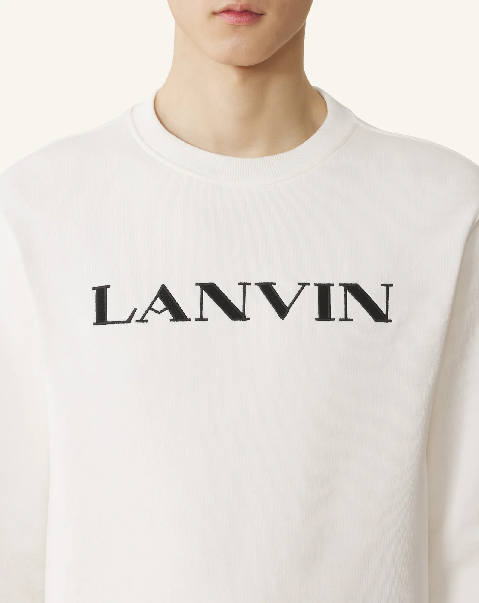 LANVIN EMBROIDERED COTTON SWEATSHIRT - Image 5