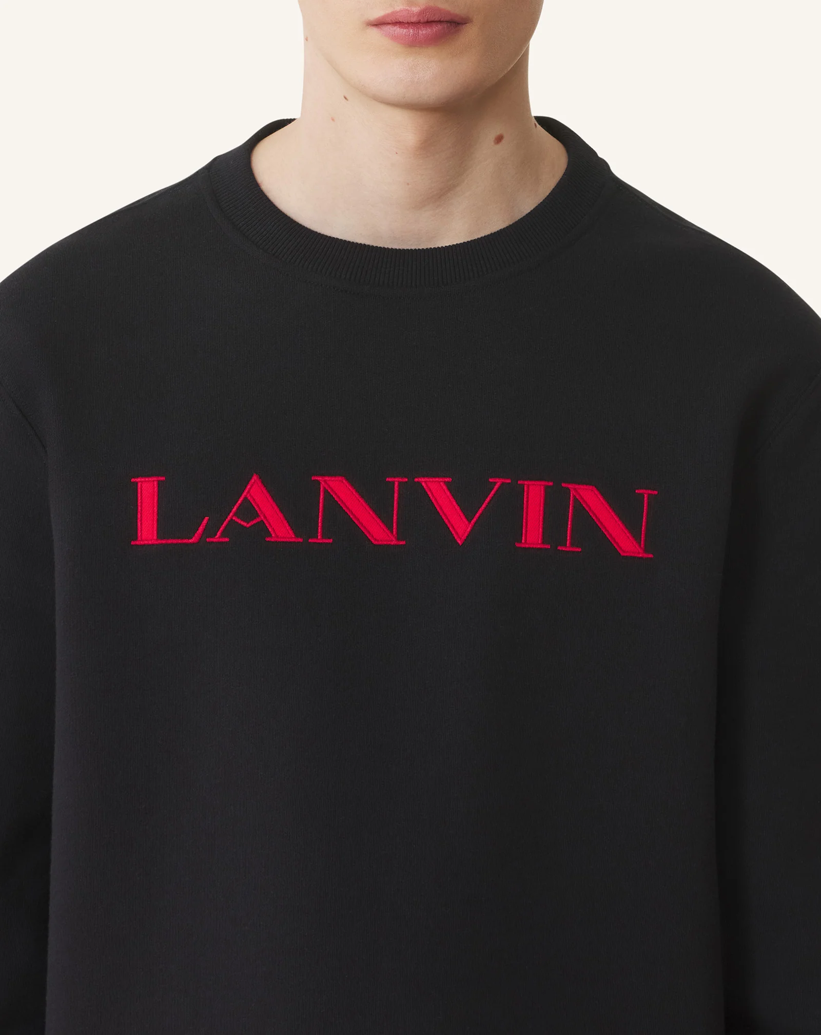 LANVIN EMBROIDERED COTTON SWEATSHIRT - Image 5