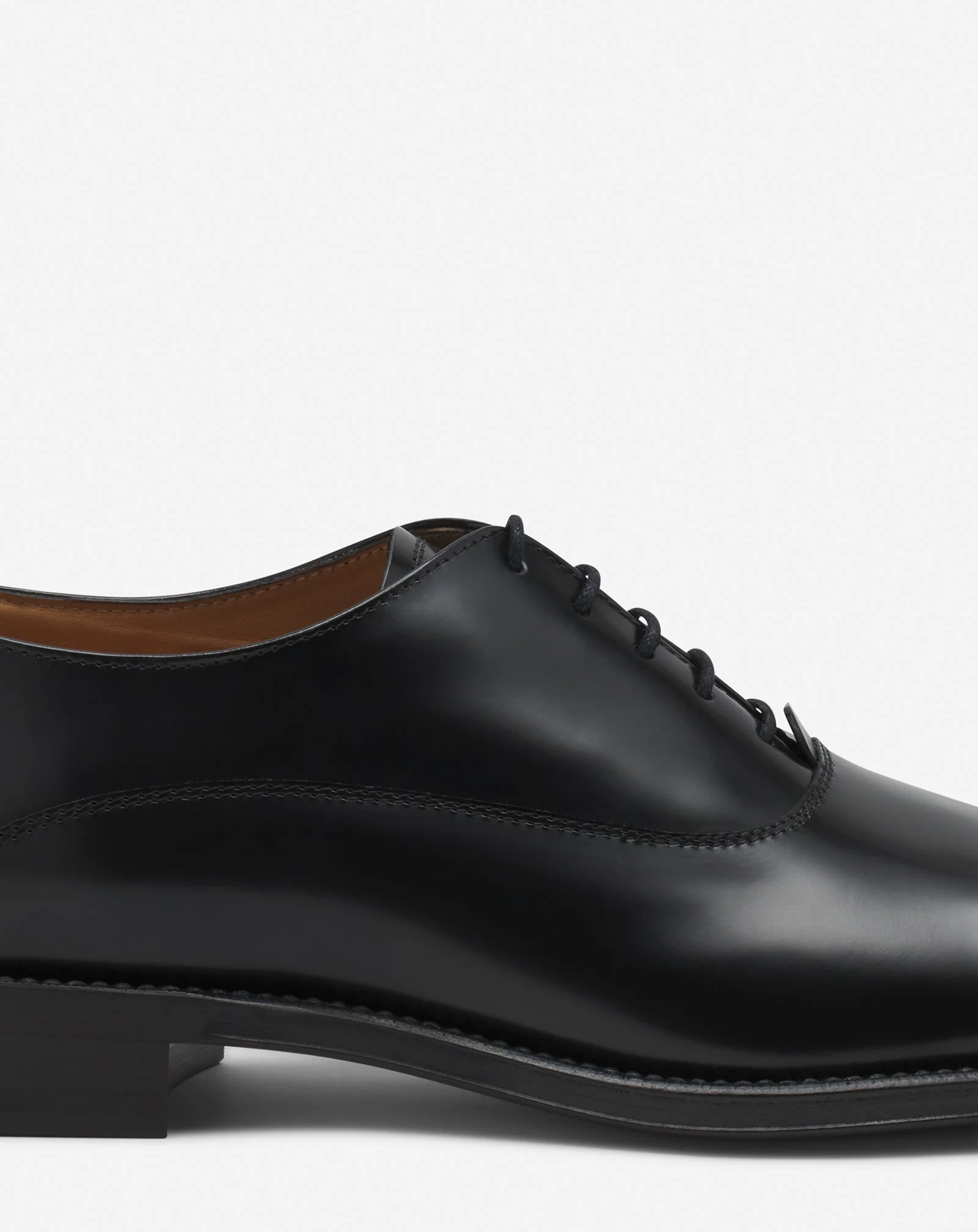 LANVIN SIGNATURE LEATHER OXFORD SHOES - Image 6
