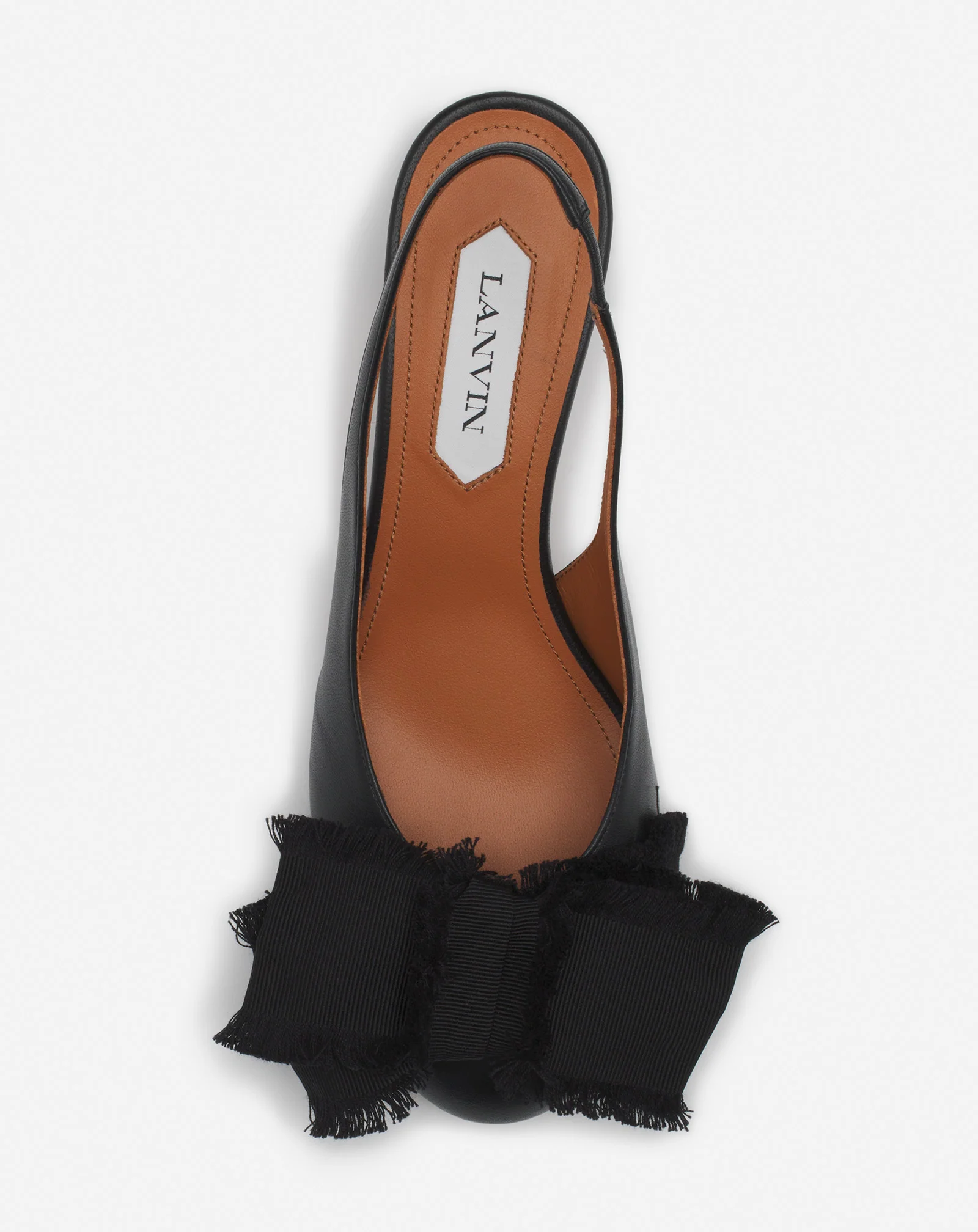 LEATHER HEELED SLINGBACK BALLERINA - Image 4