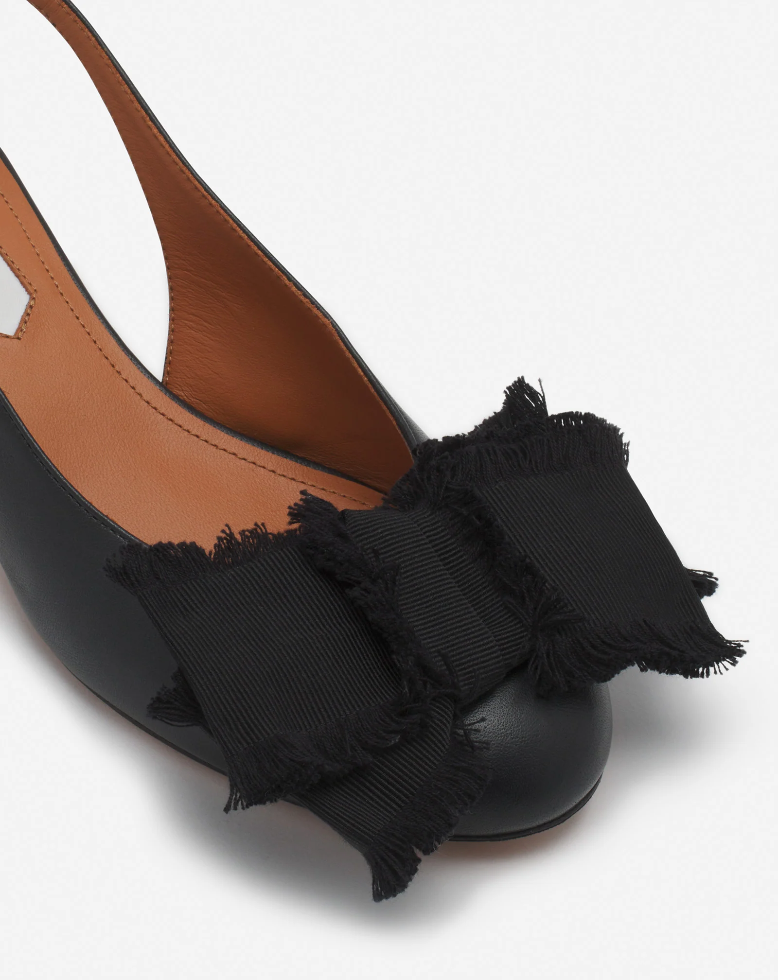 LEATHER HEELED SLINGBACK BALLERINA - Image 5