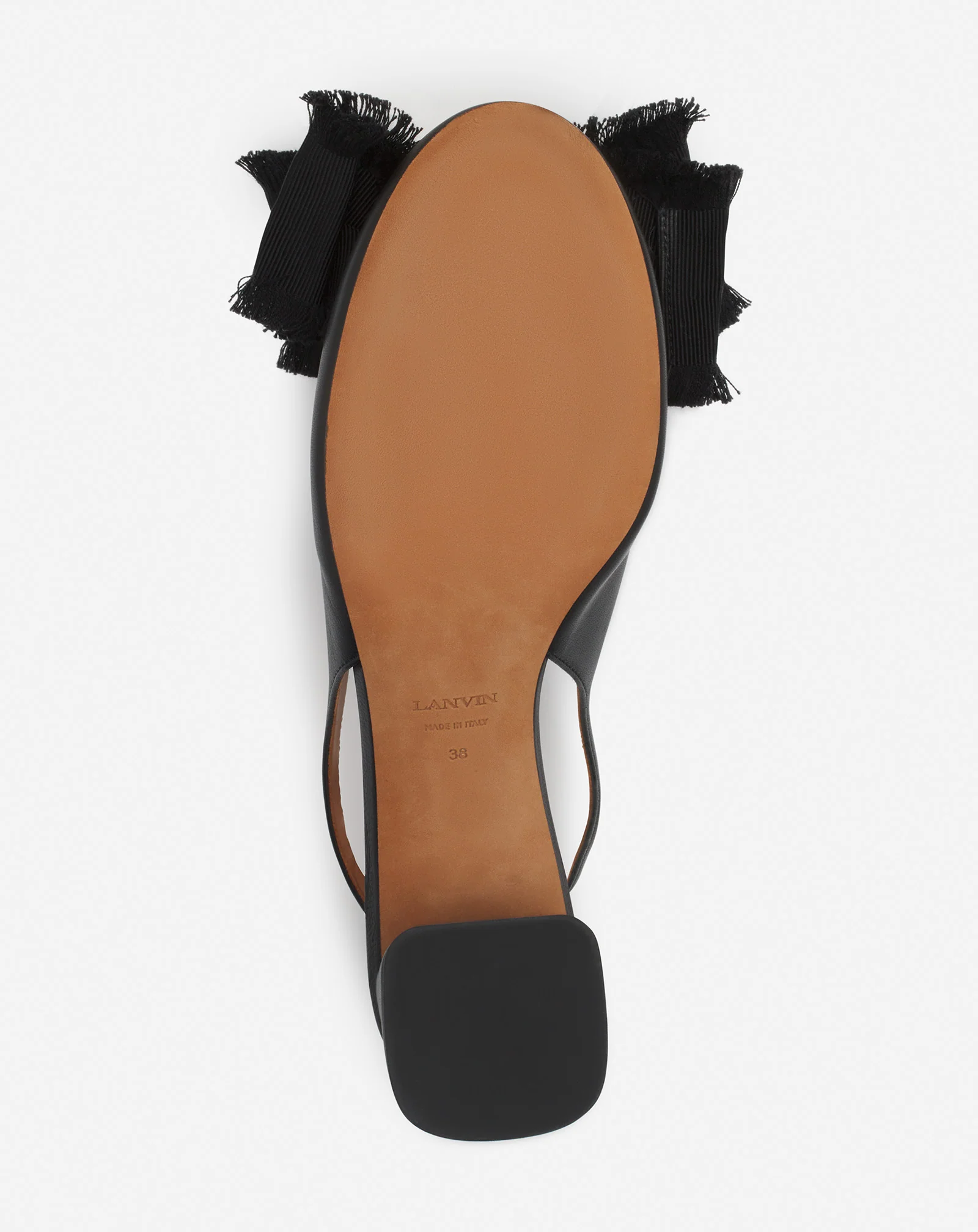 LEATHER HEELED SLINGBACK BALLERINA - Image 6