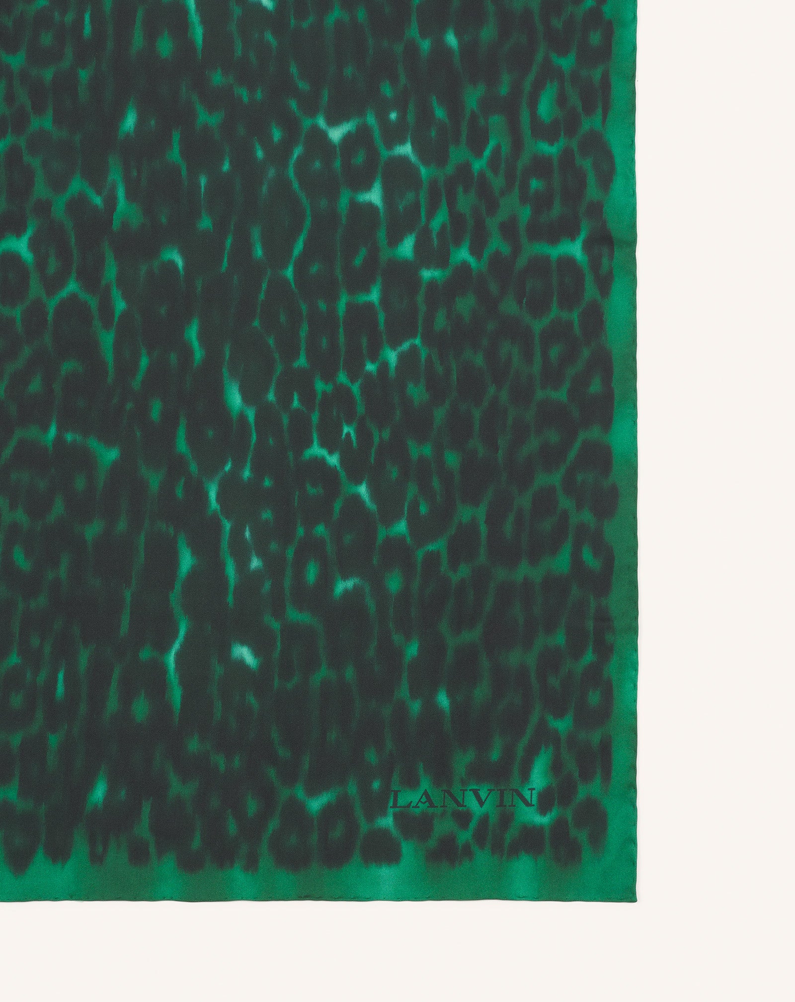 LEOPARD PRINT SILK SCARF - Image 3