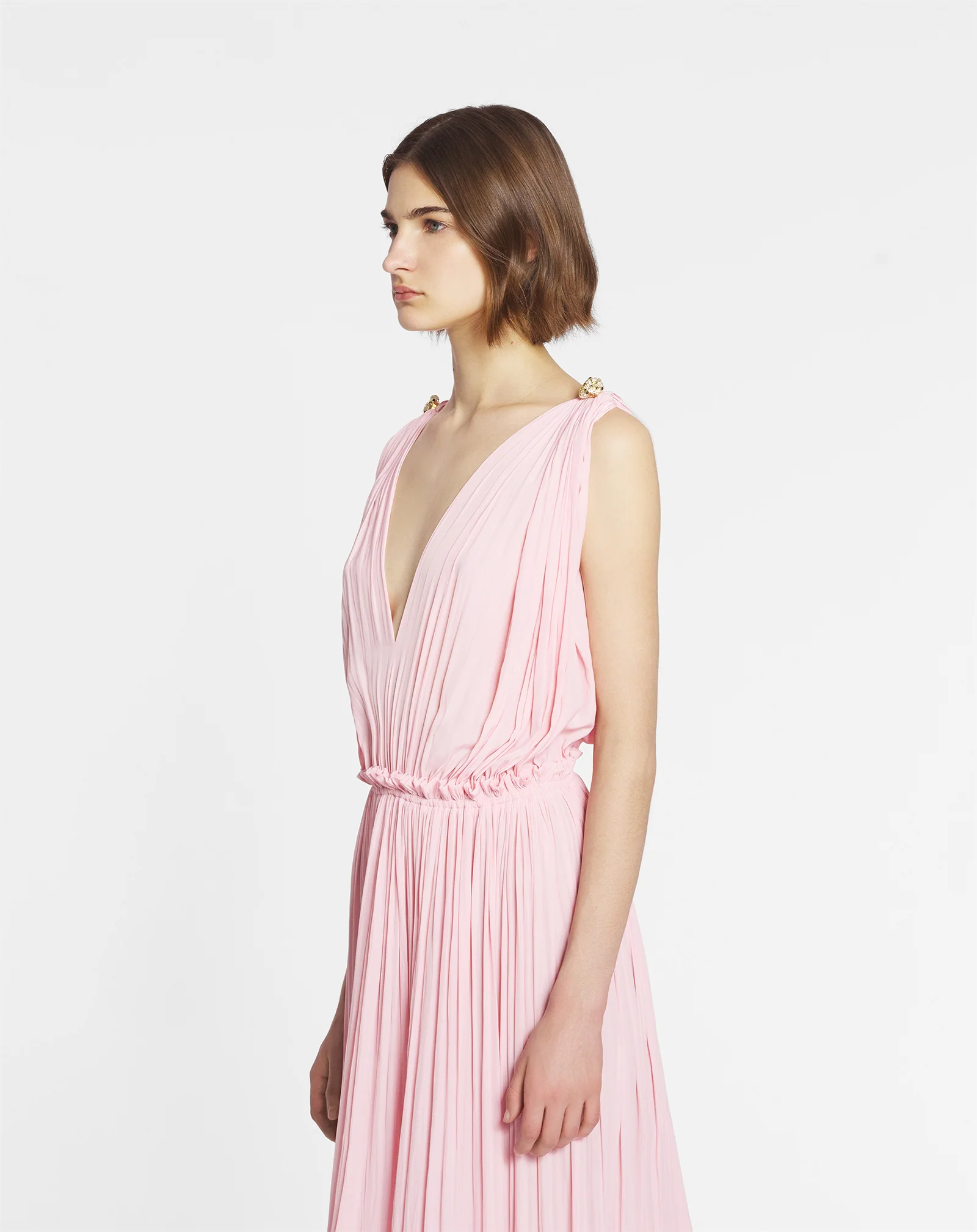 LONG DRESS WITH RUFFLES - Image 3