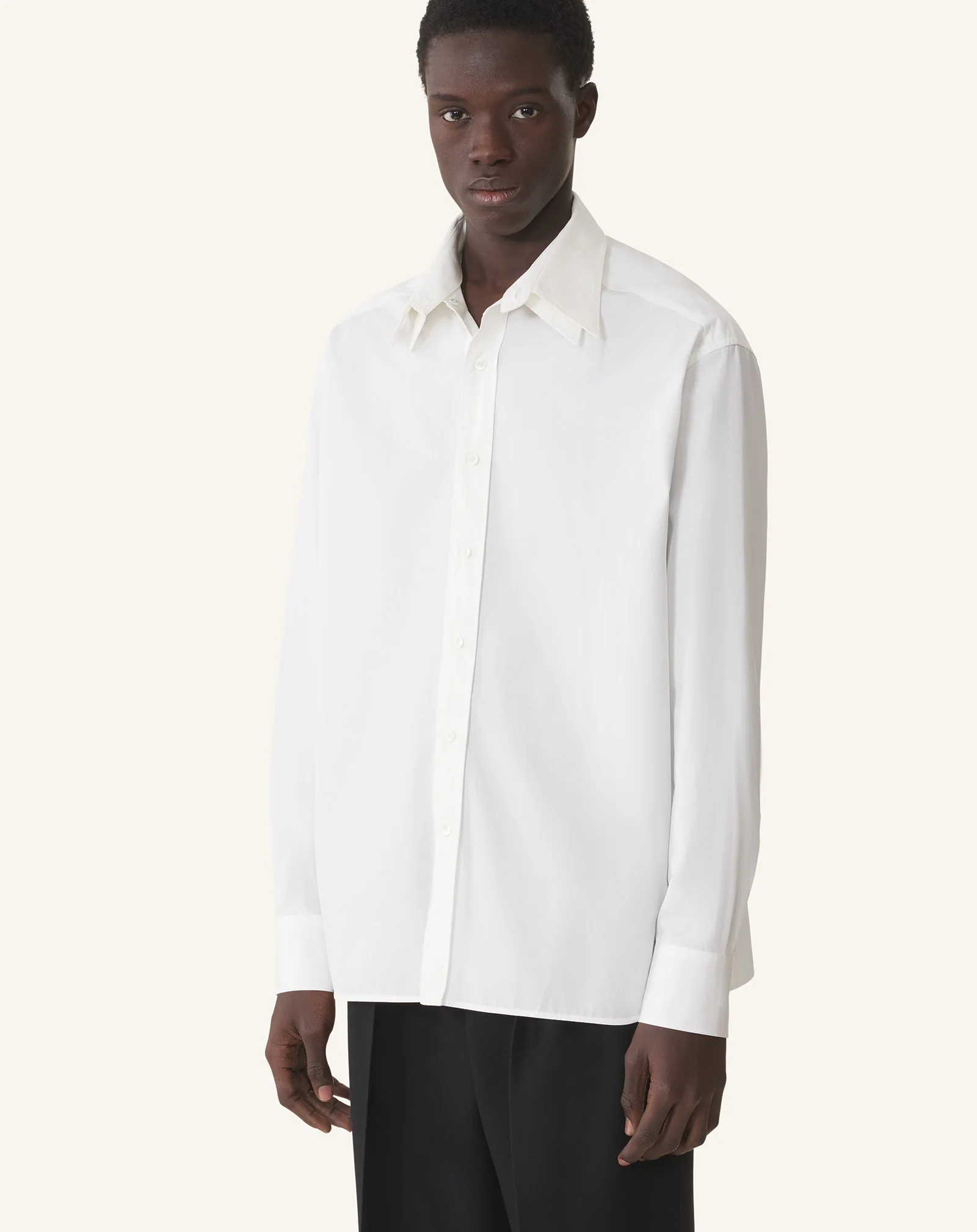 OVERSIZED COTTON POPLIN SHIRT - Image 3