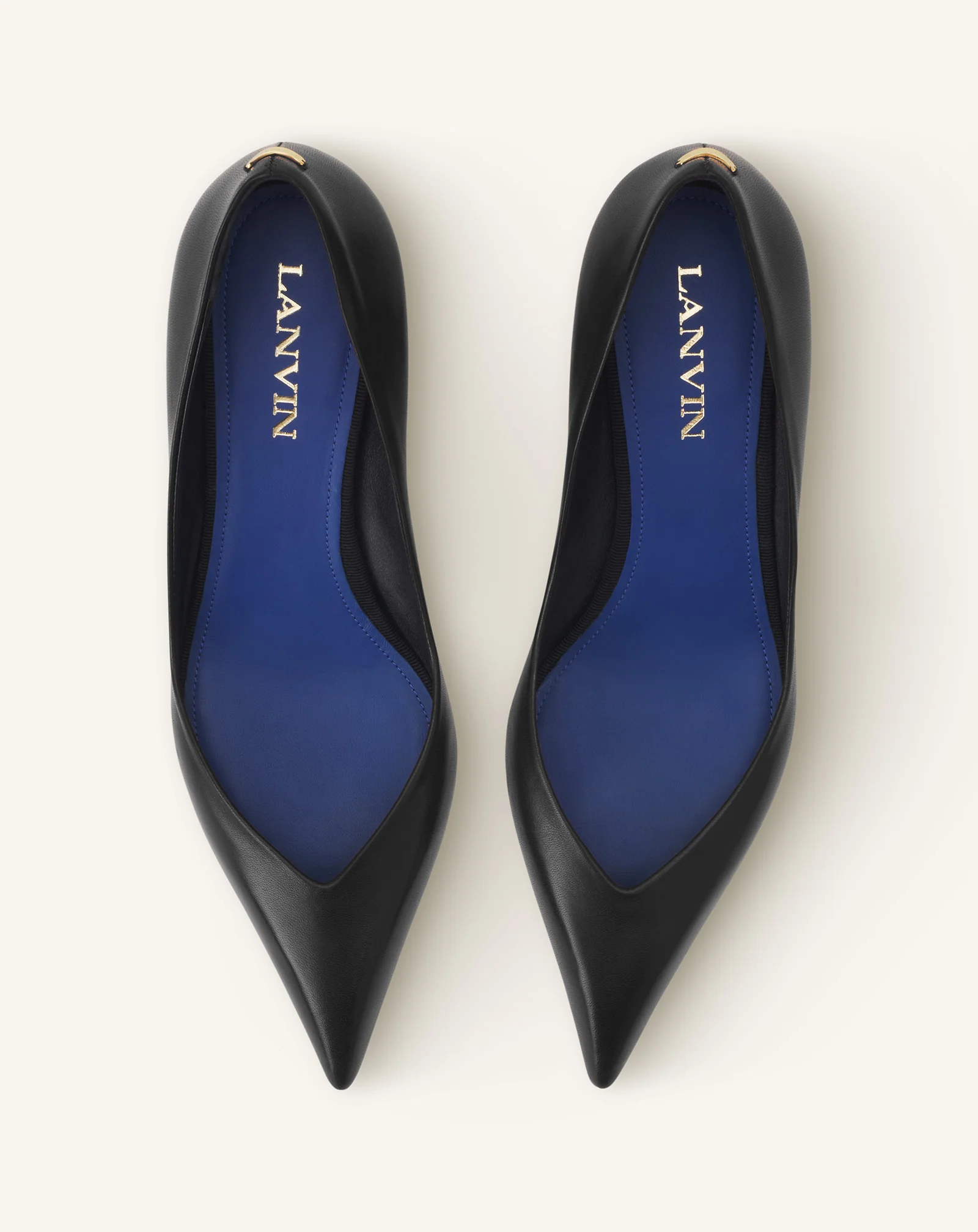 MIDNIGHT STEP PUMP IN LEATHER - Image 4