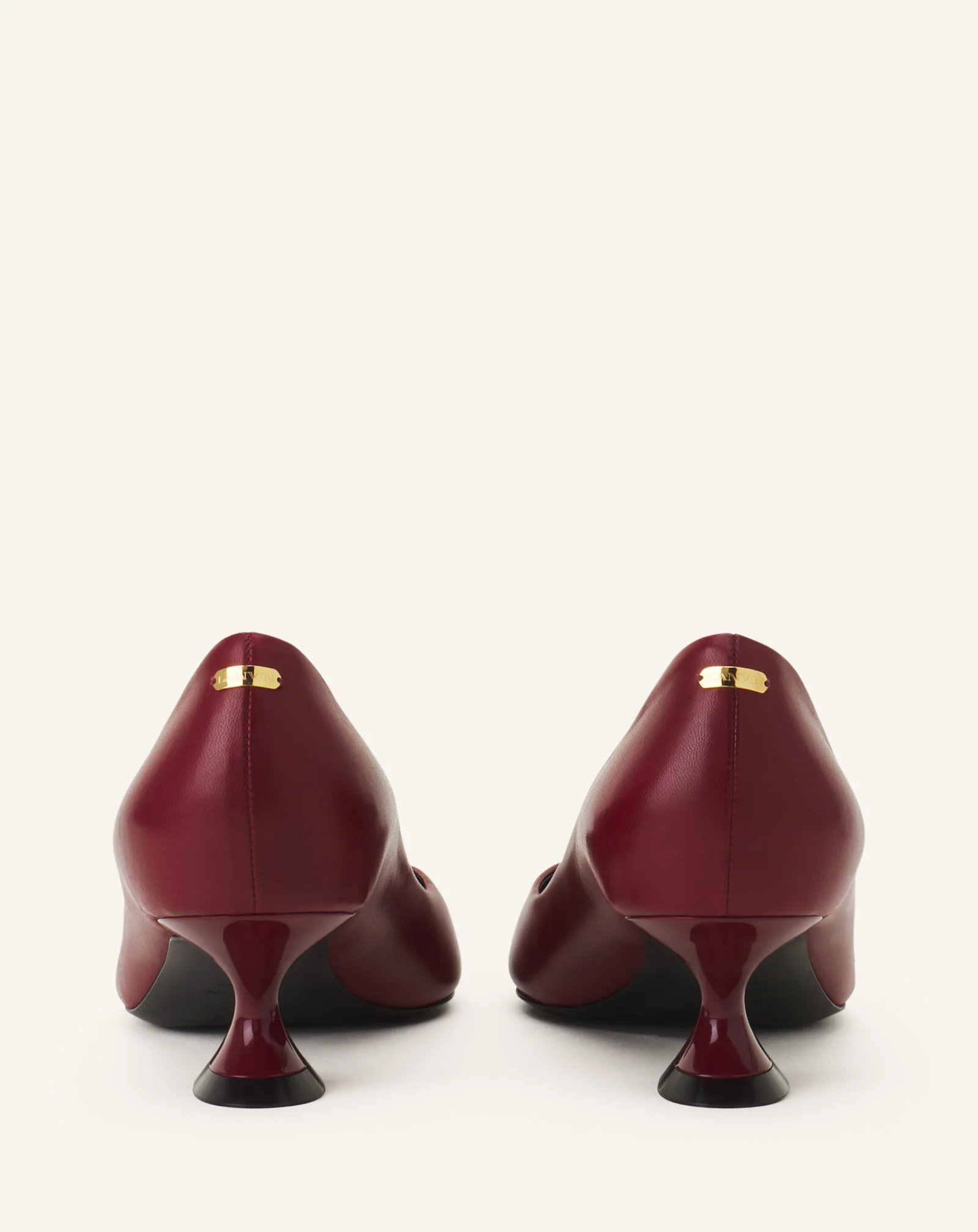 MIDNIGHT STEP PUMP IN LEATHER - Image 3