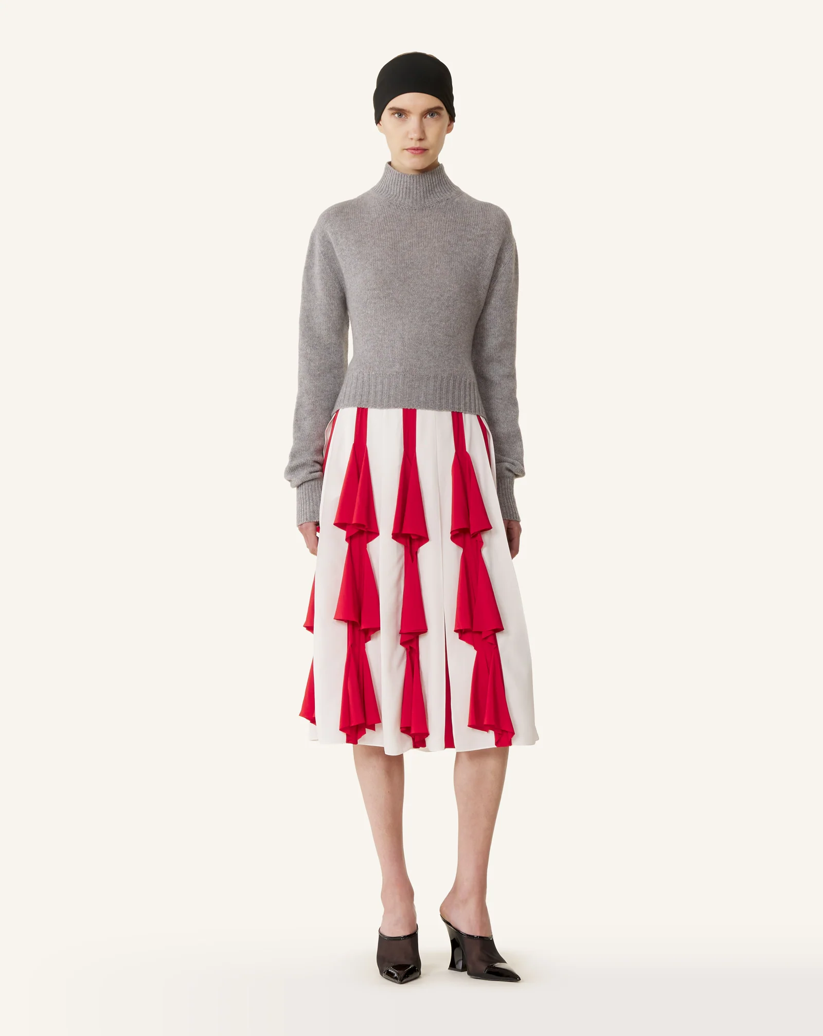 OPEN-BACK SWEATER IN CASHMERE - Image 2